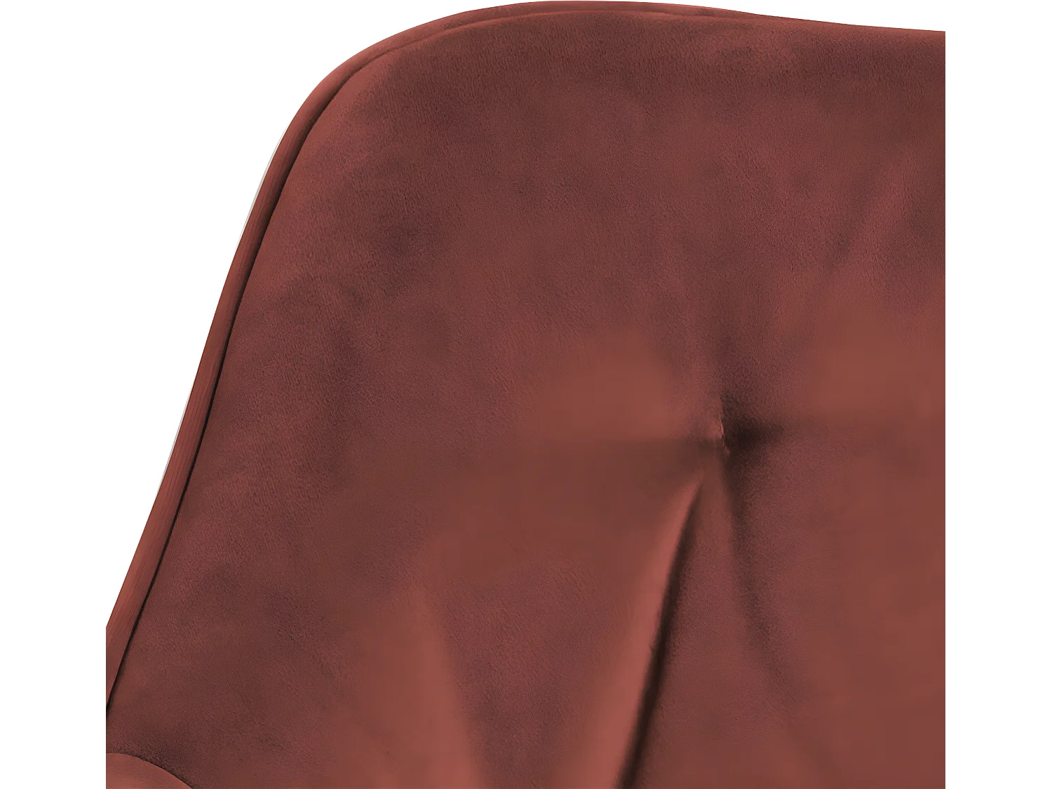 Bruks eetkamerstoel met armleuningen rood.