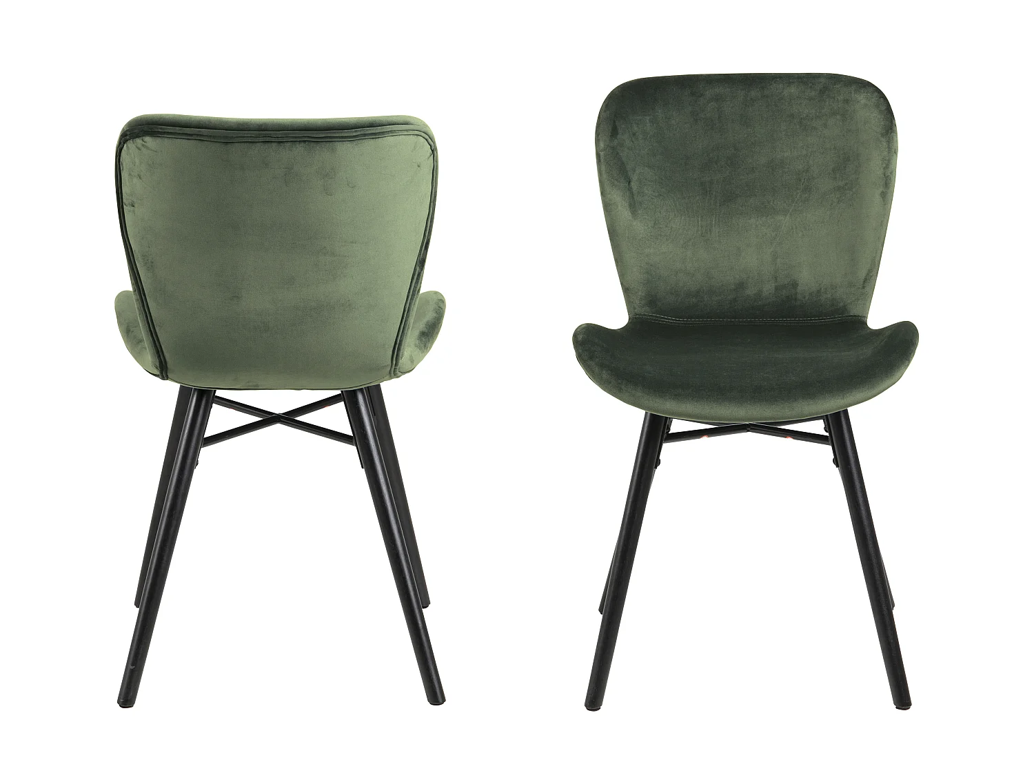 Bali Esszimmerstuhl Tannengrün.