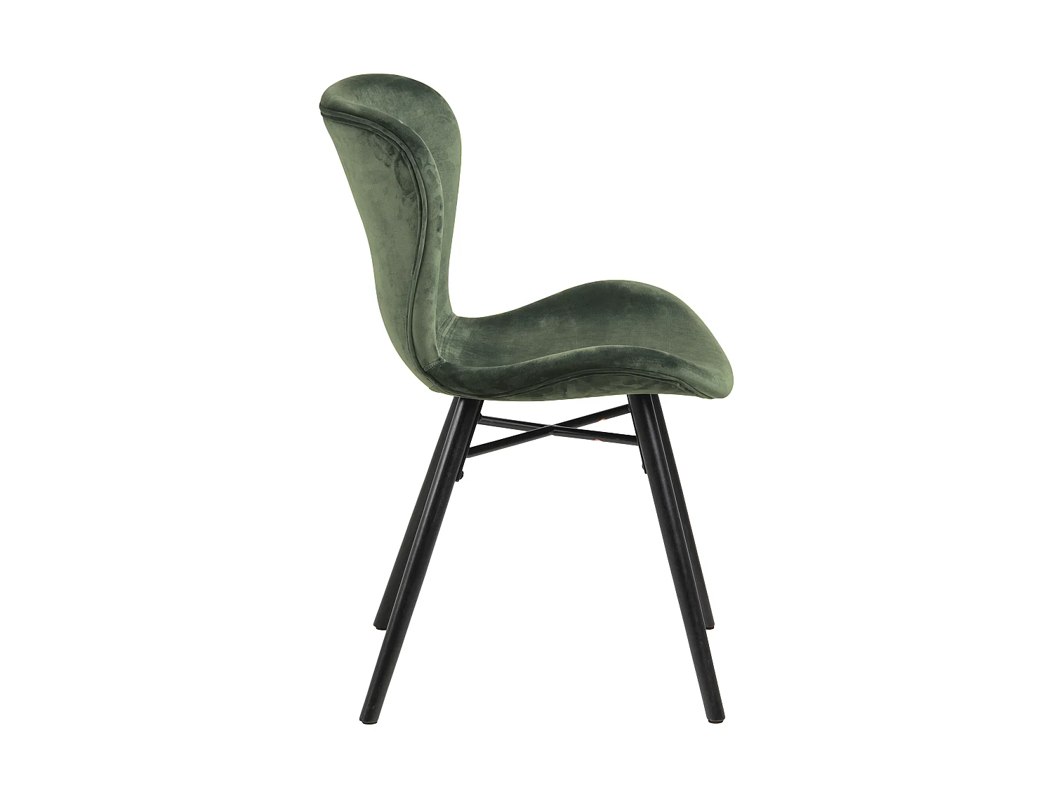 Bali Chaise de salle à manger, vert sapin.