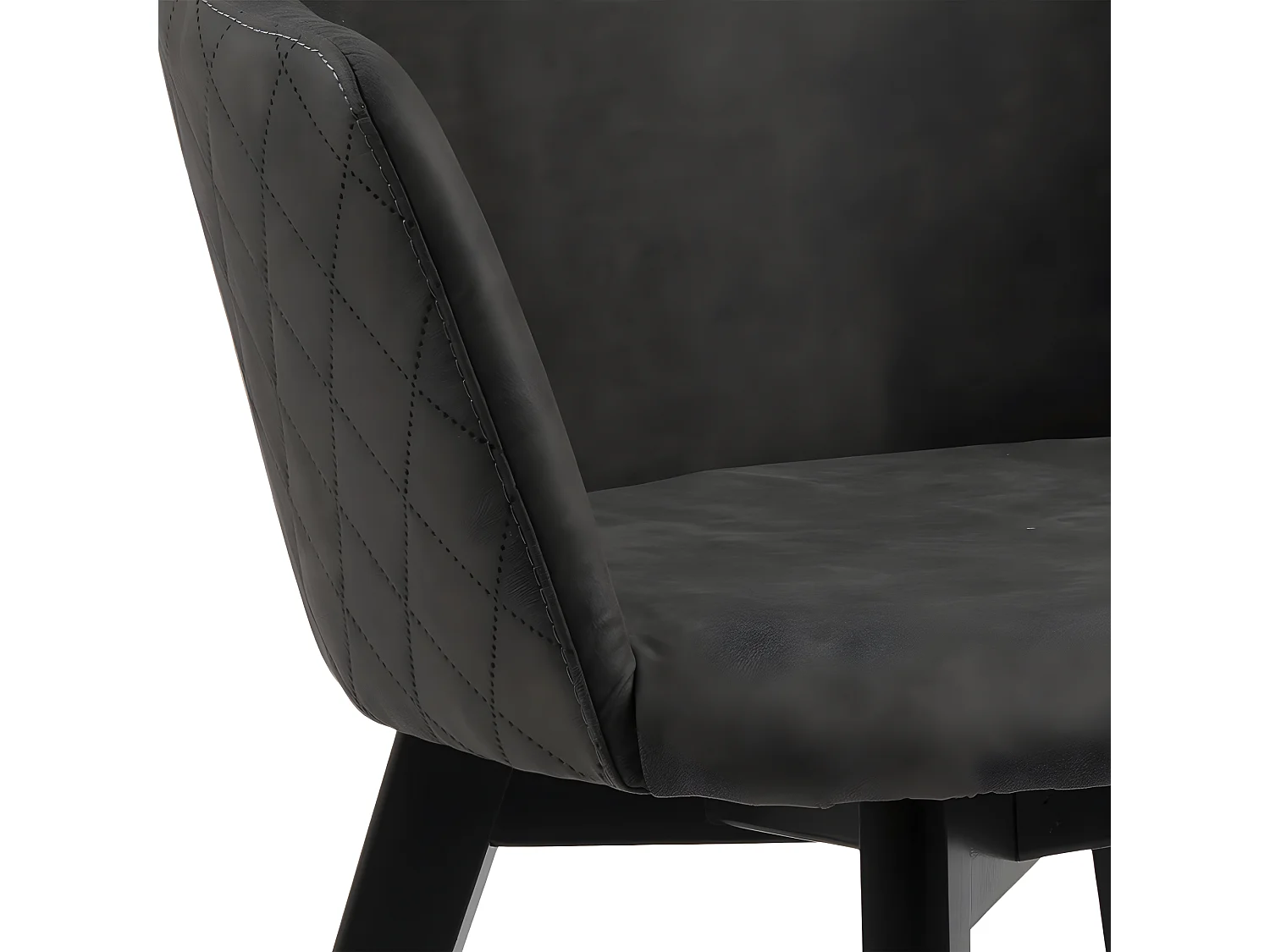 Bea Esszimmerstuhl mit Armlehne grau.