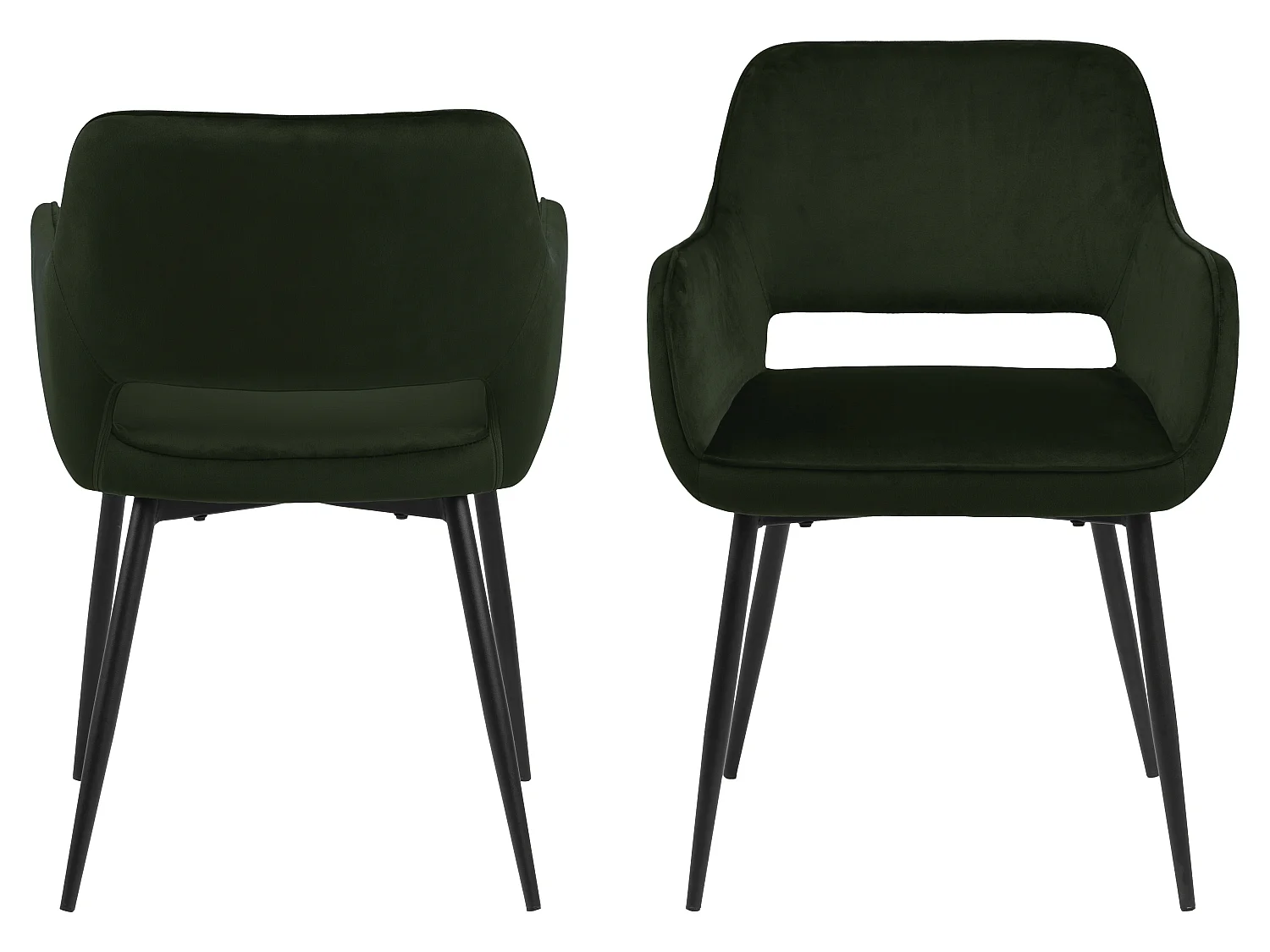 Ranam Chaise de salle à manger, verte.