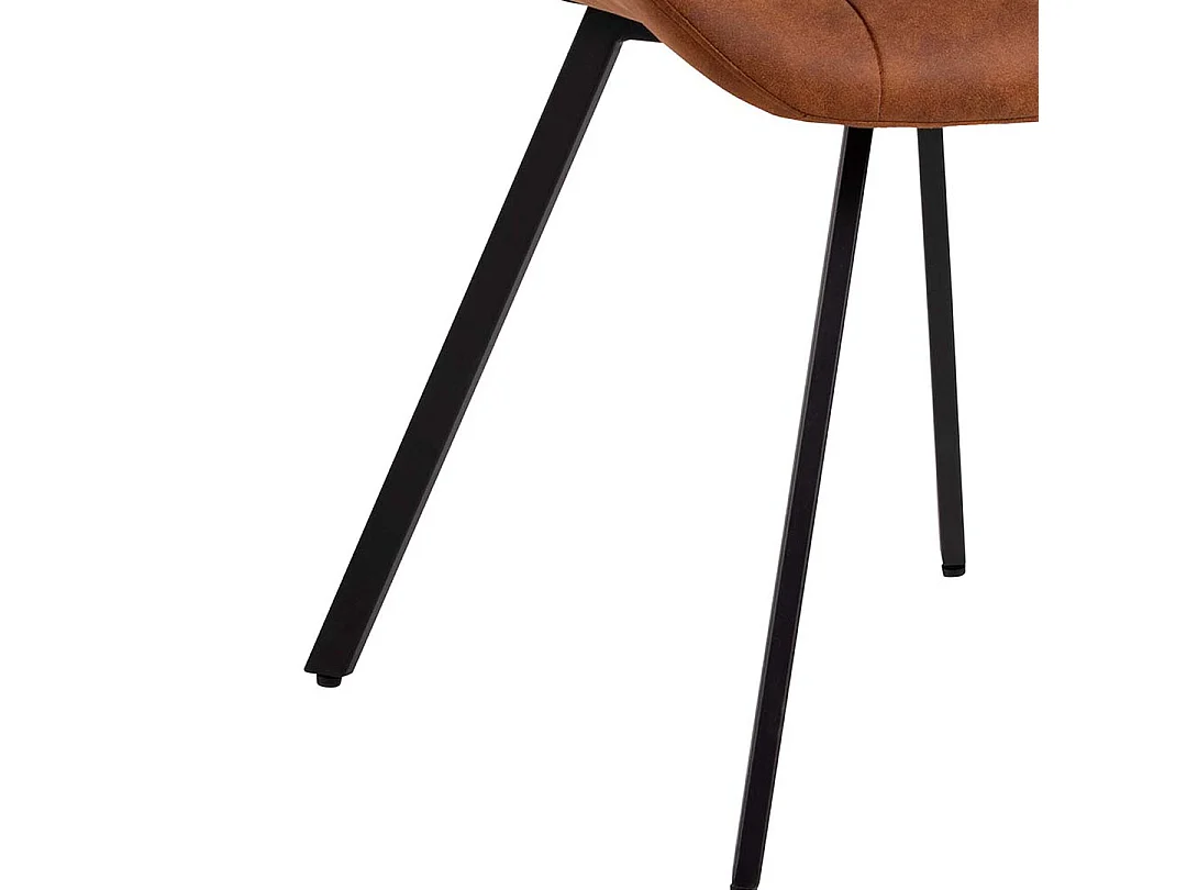 Waylor eetkamerstoel bruin.