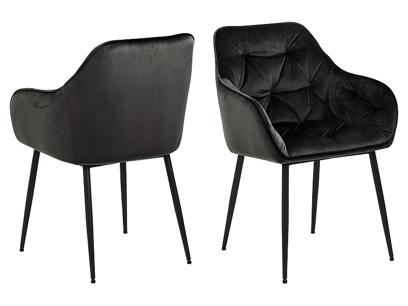 Bruks Esszimmerstuhl mit Armlehne braun.