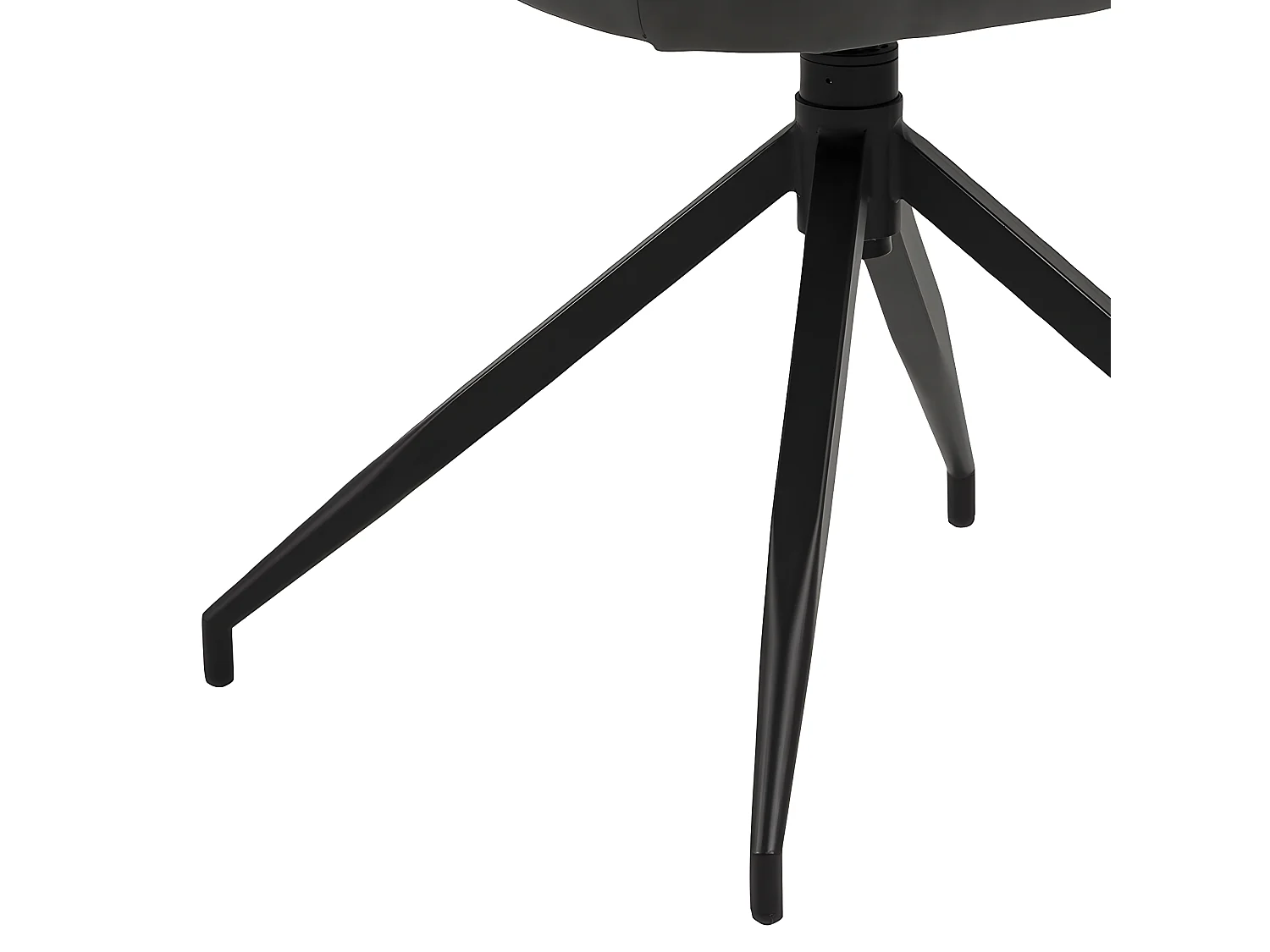 Brenda Chaise de salle à manger avec accoudoirs et fonction pivotante, gris.