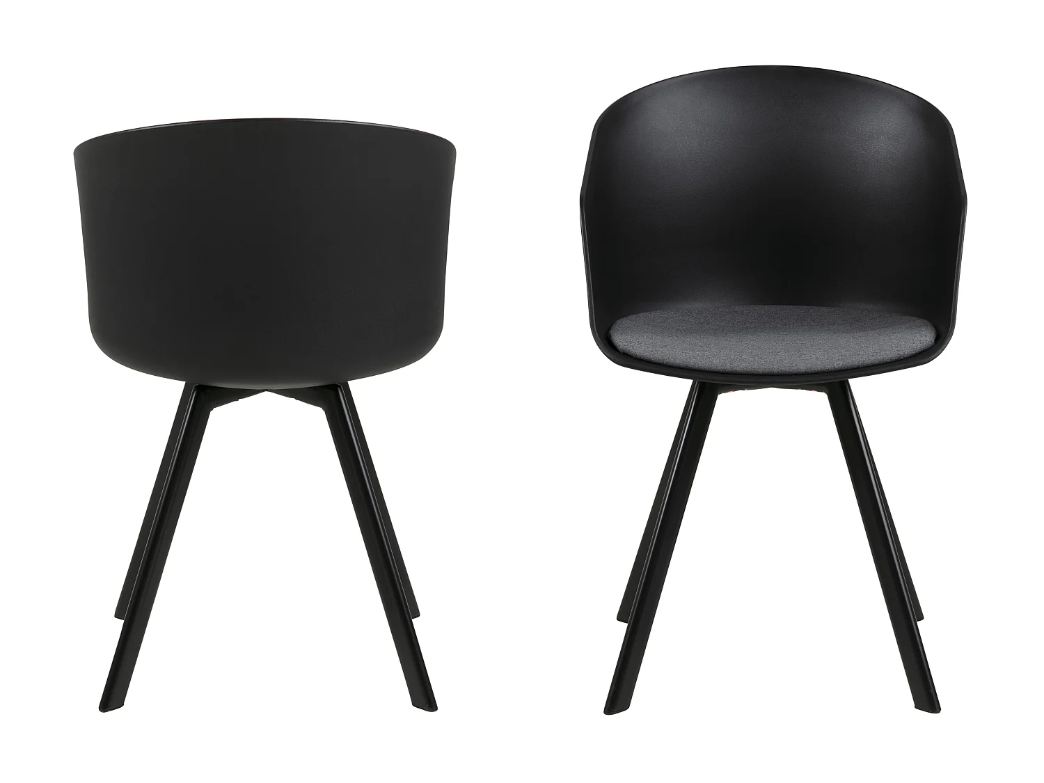 Momo Esszimmerstuhl grau.