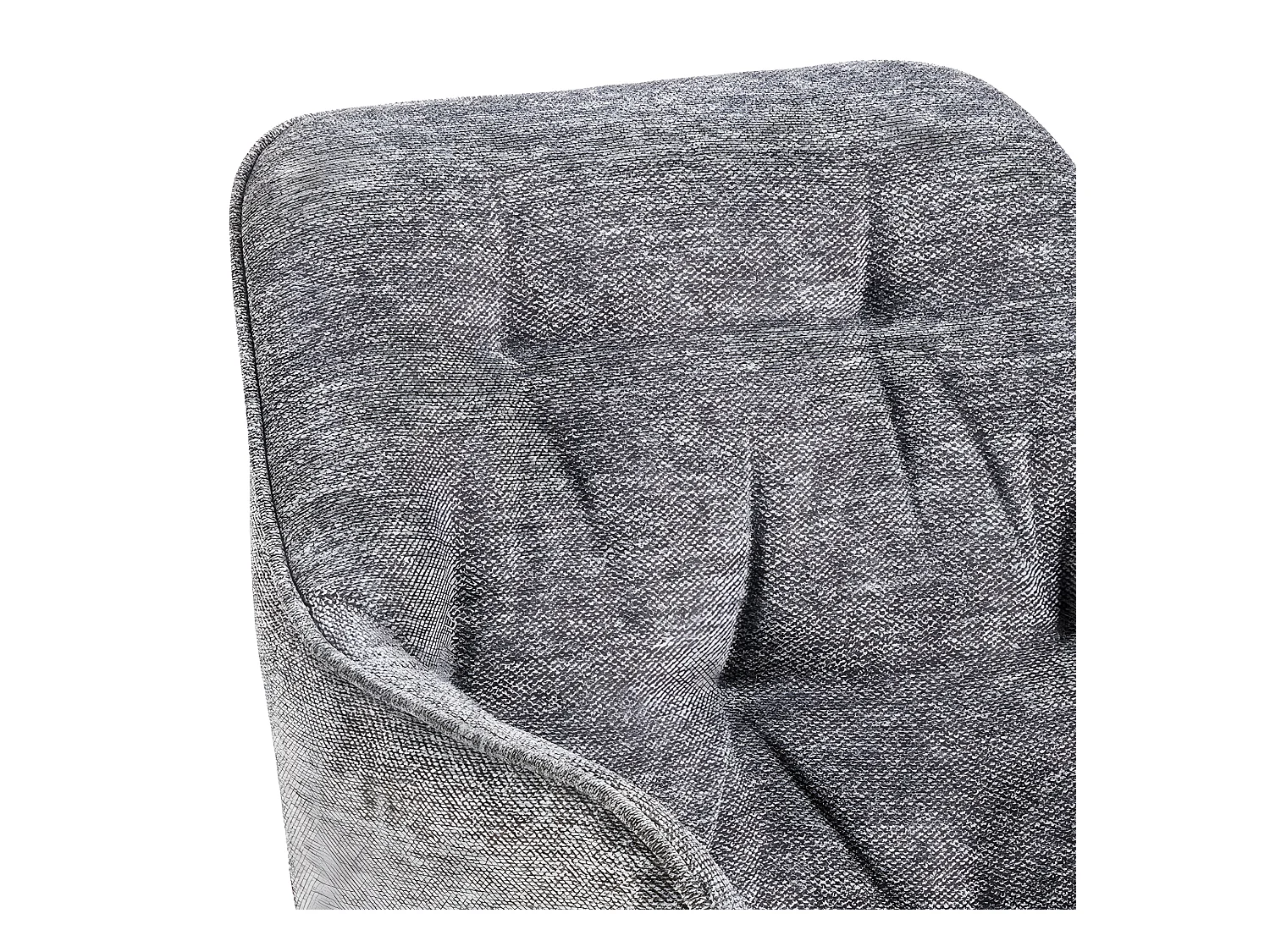 Brooke Chaise de salle à manger avec accoudoirs, gris.