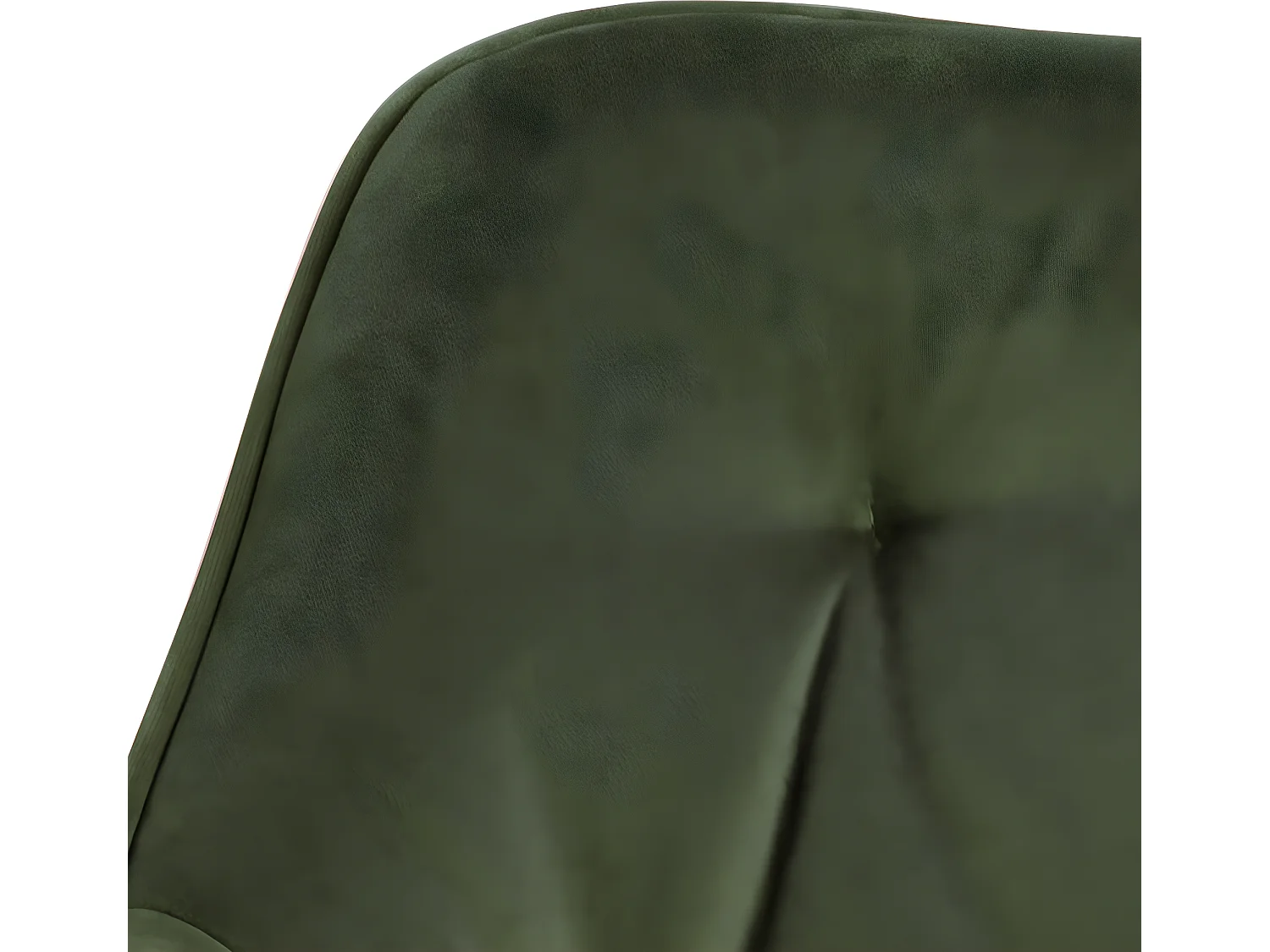 Silla de comedor usada con reposabrazos color verde.