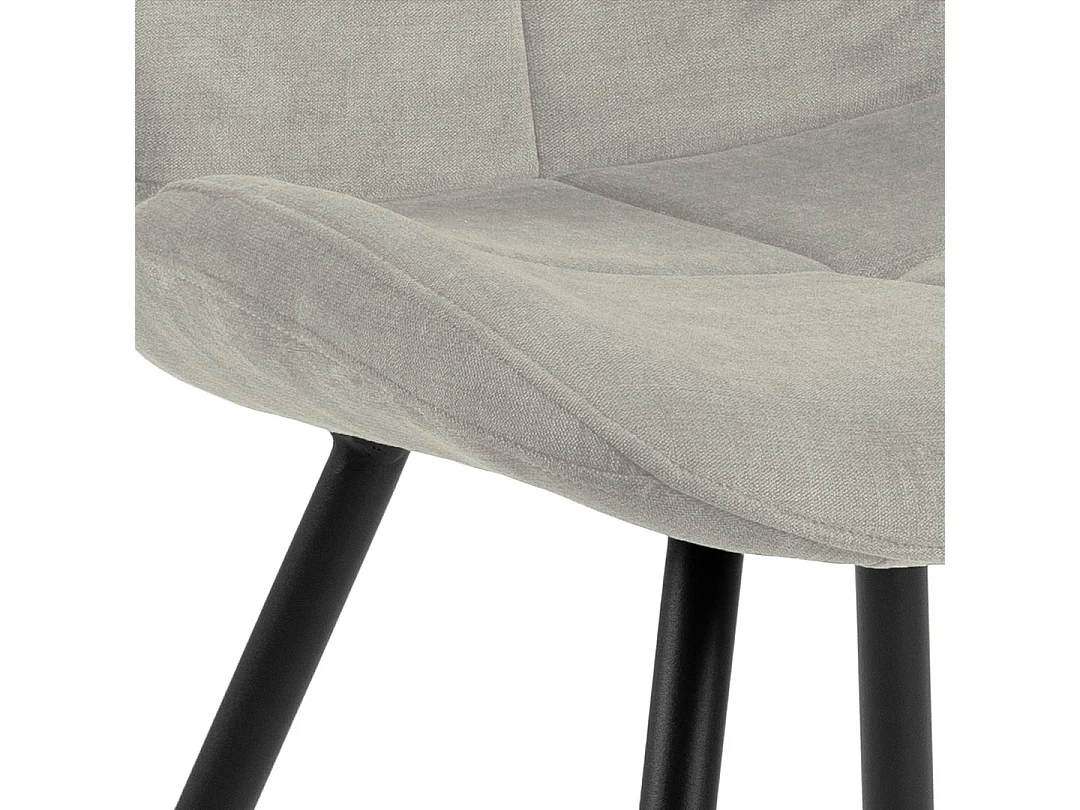 Petri Chaise de salle à manger, beige, noir.