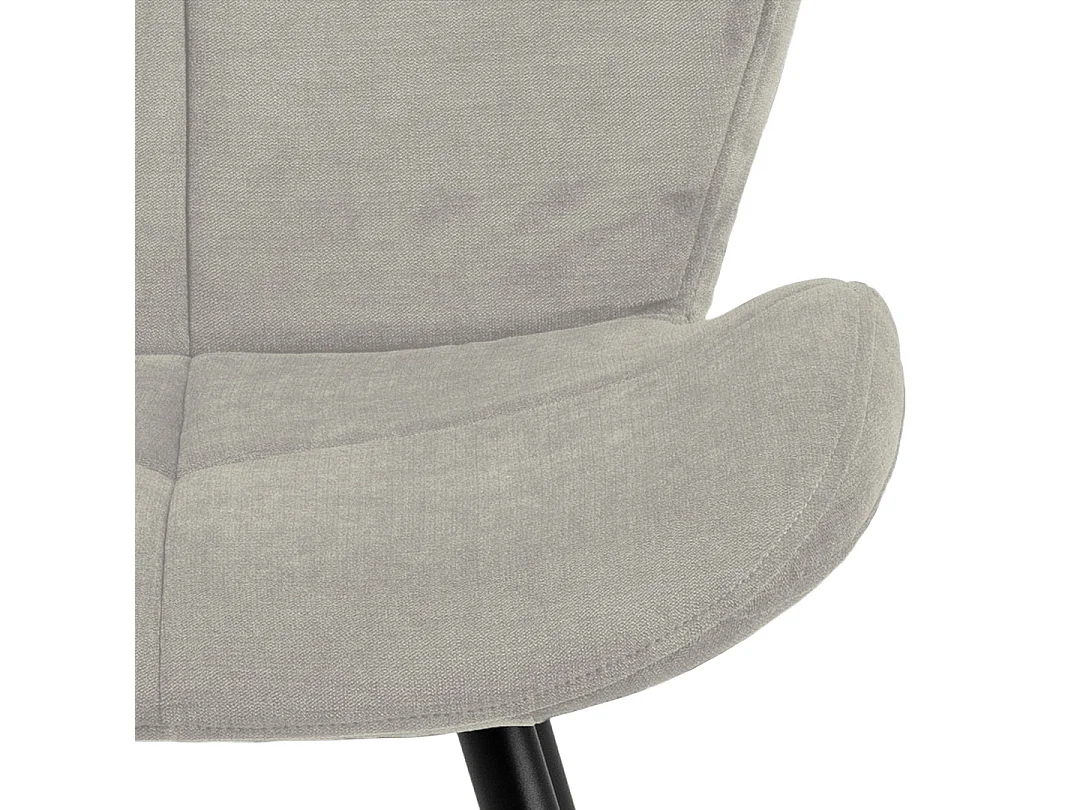 Petri Chaise de salle à manger, beige, noir.