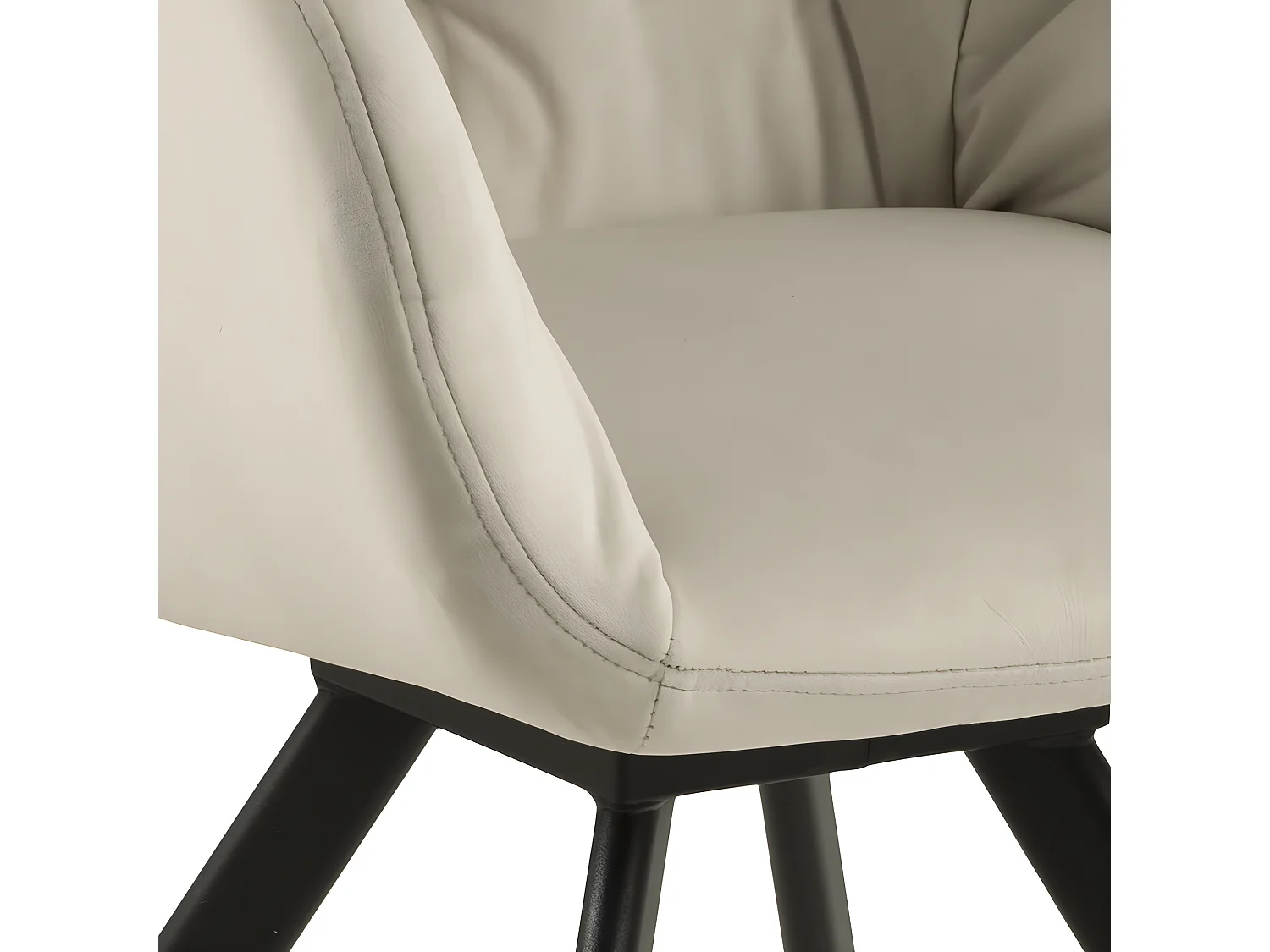 Lola Esszimmerstuhl mit Armlehnen und Rücklauf, Velour braun.