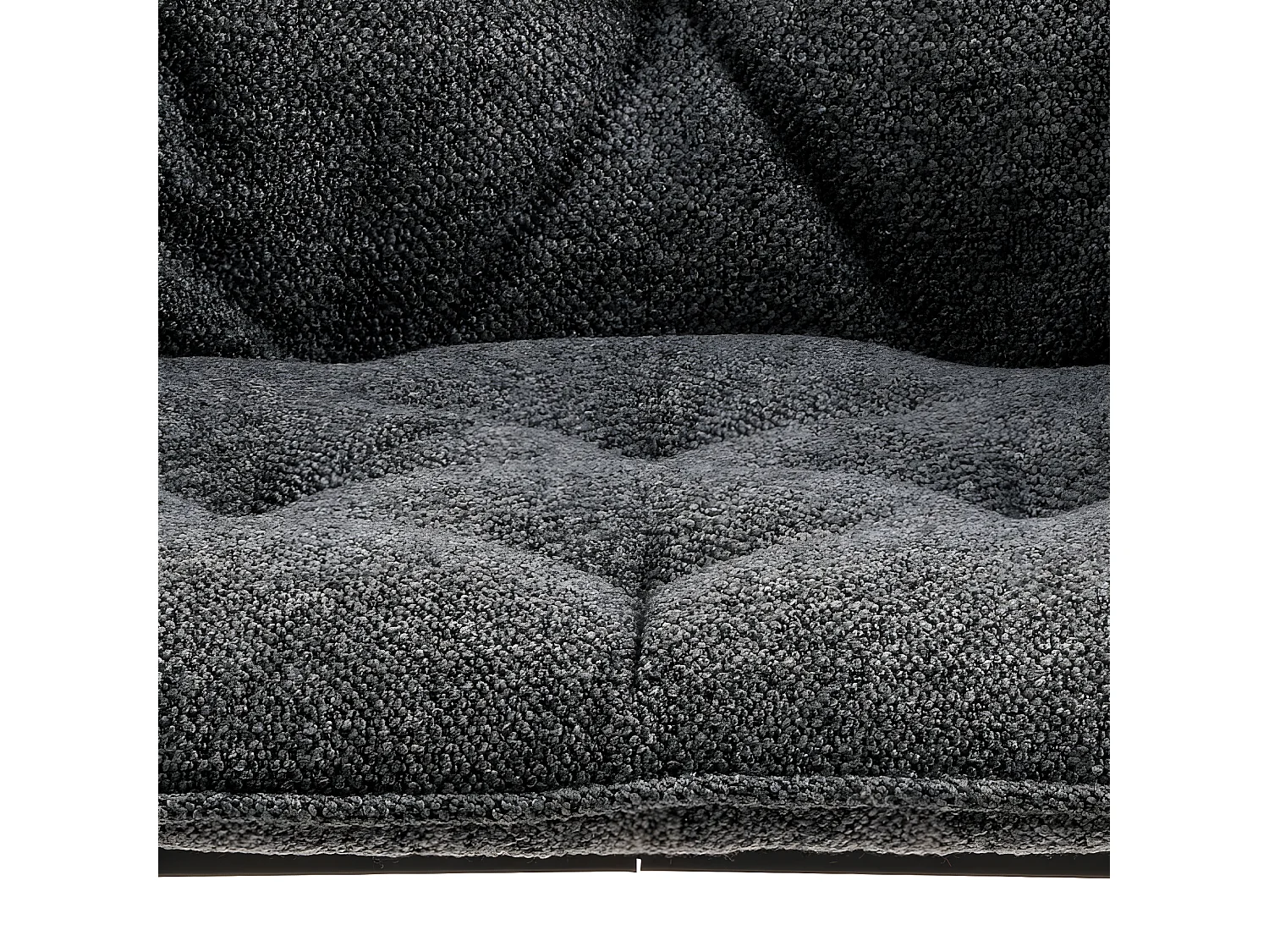 Brooke chaise de salle à manger avec accoudoirs gris.