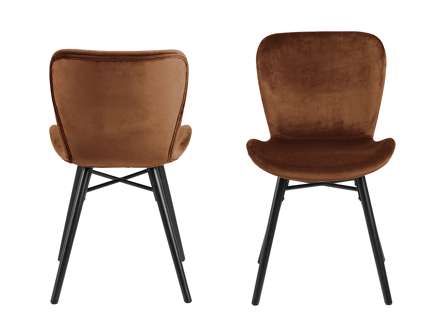 Bali Esszimmerstuhl orange.