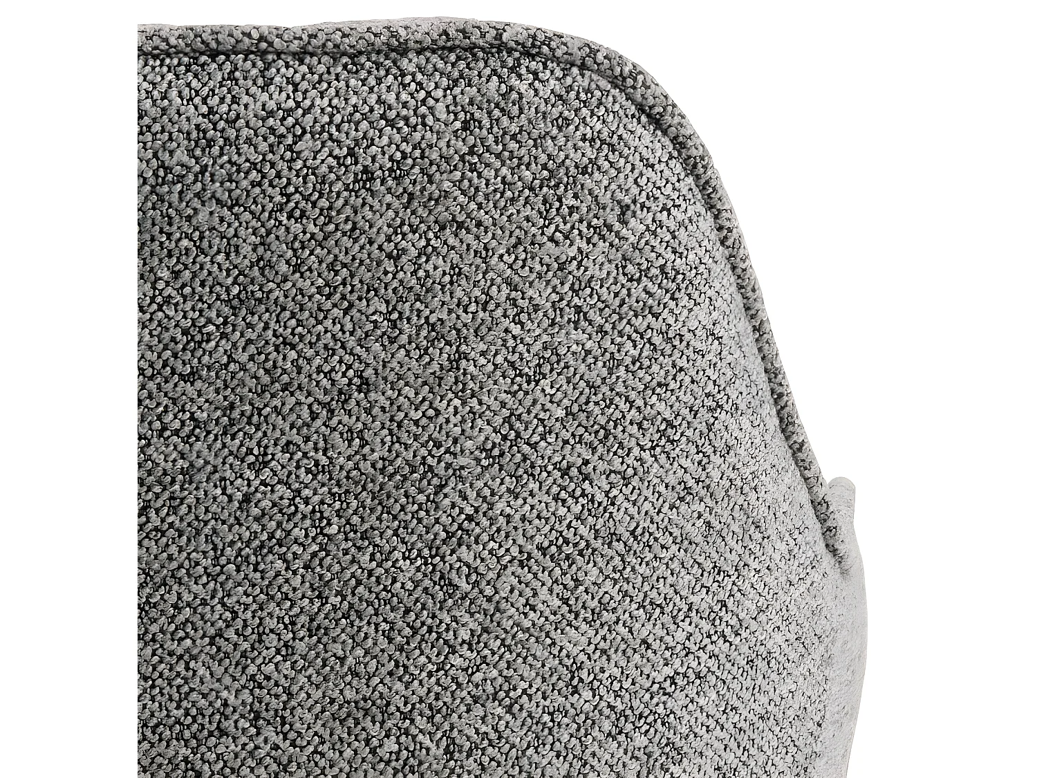 Brooke chaise de salle à manger avec accoudoirs gris.