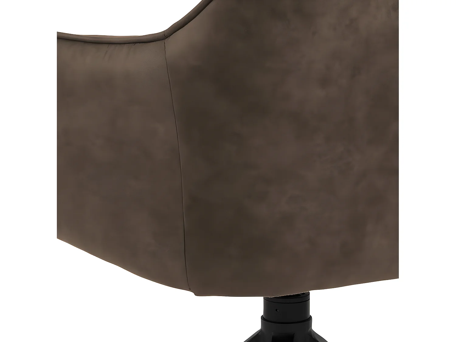 Brenda Esszimmerstuhl mit Armlehnen und Drehfunktion braun.