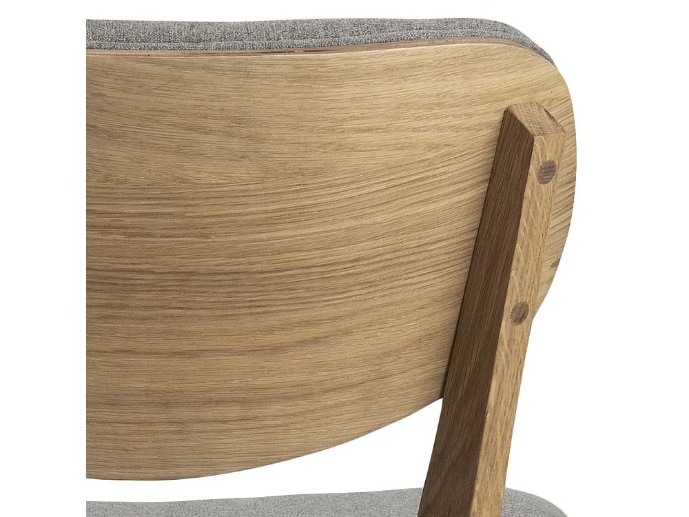 Minsk eetkamerstoel grijs.