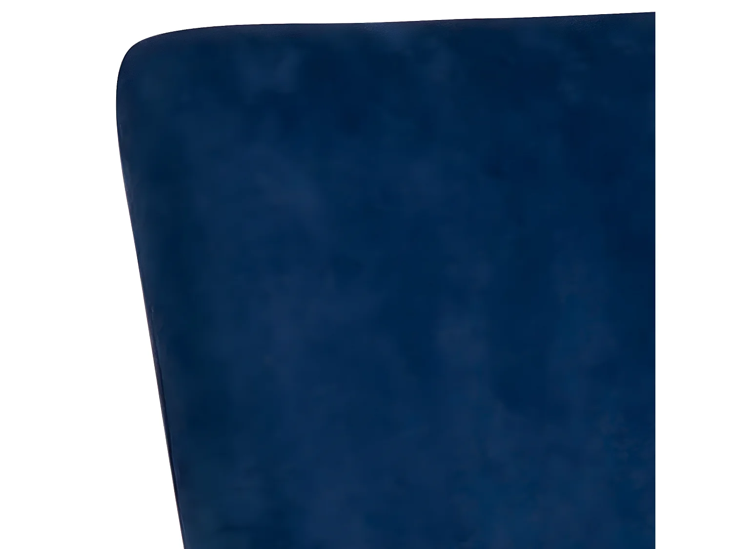 Demi eetkamerstoel donkerblauw, zwart.