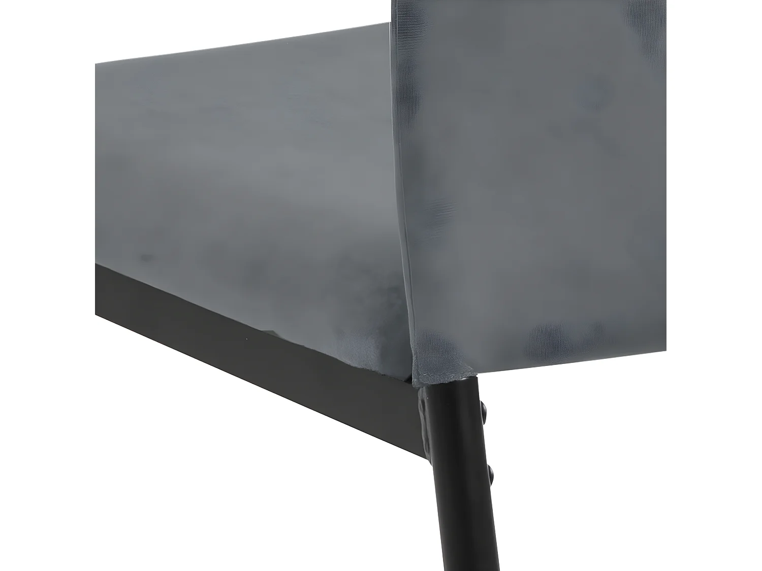 Des eetkamerstoel grijs.