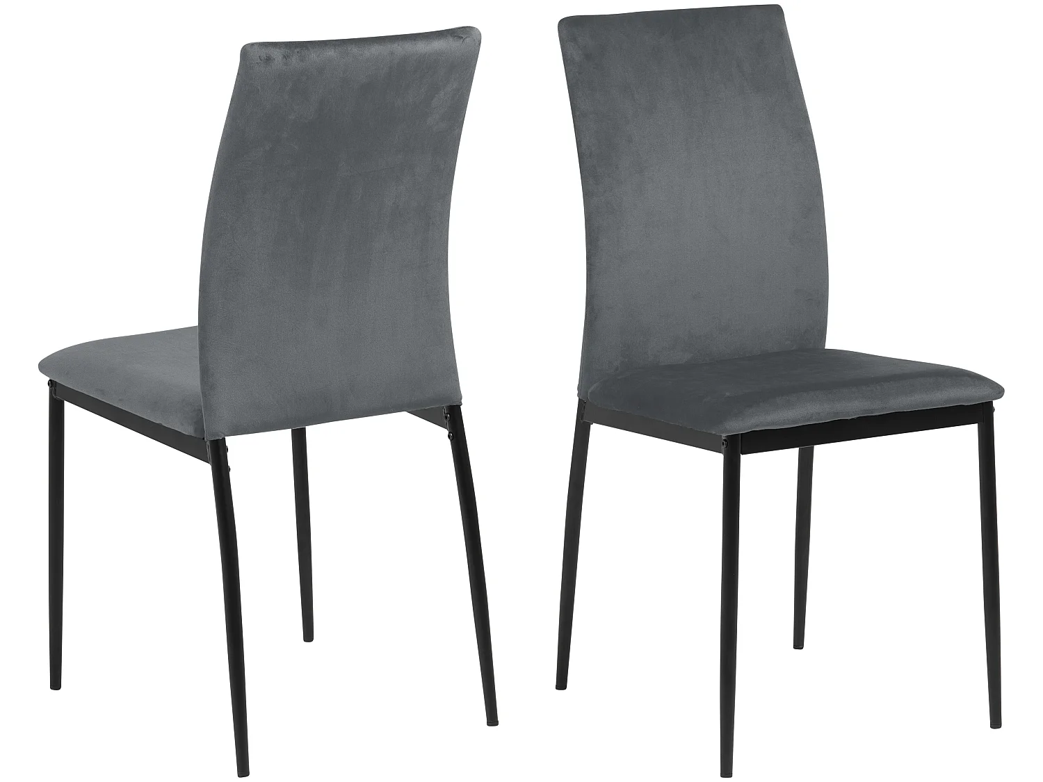 Silla de comedor Des color gris.