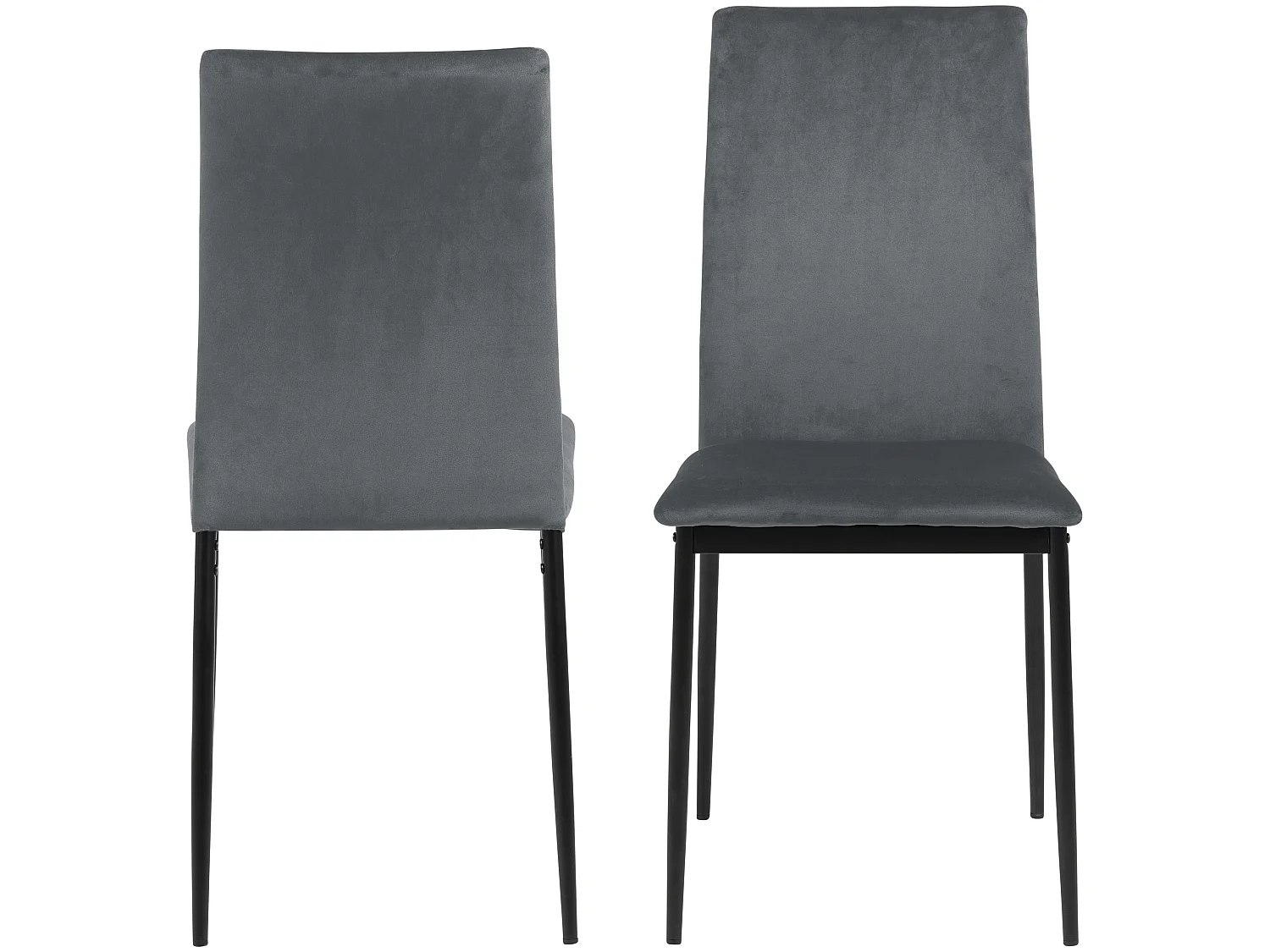 Silla de comedor Des color gris.