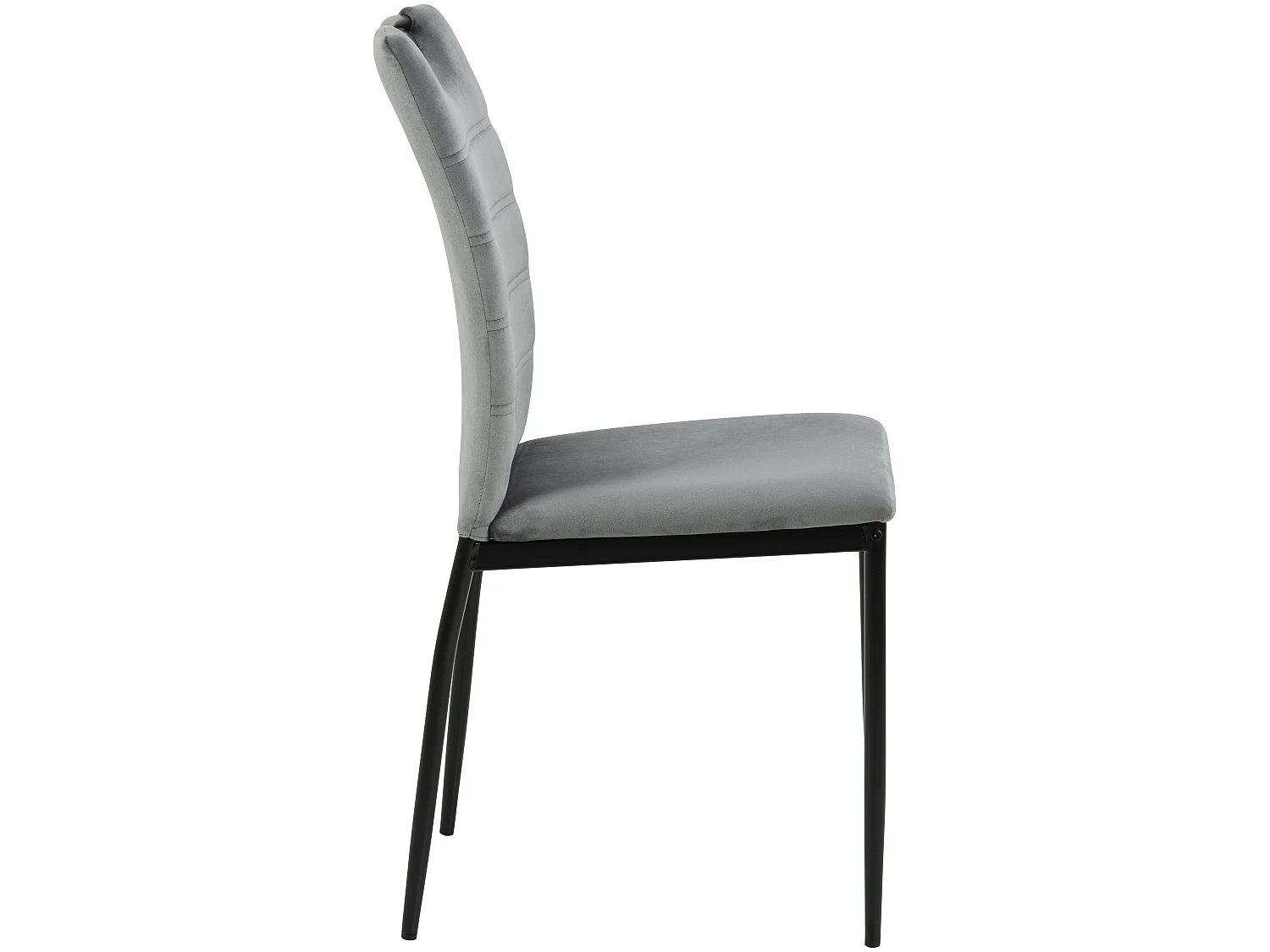 Dia eetkamerstoel velours grijs.
