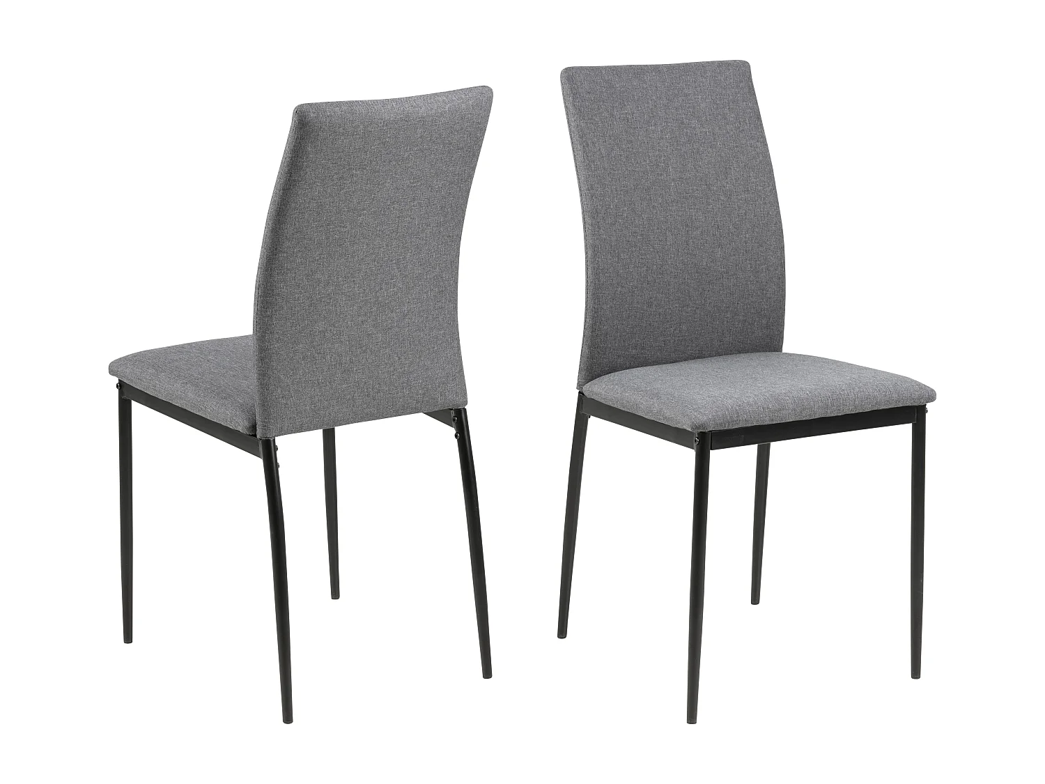 Des Chaise de salle à manger, gris.