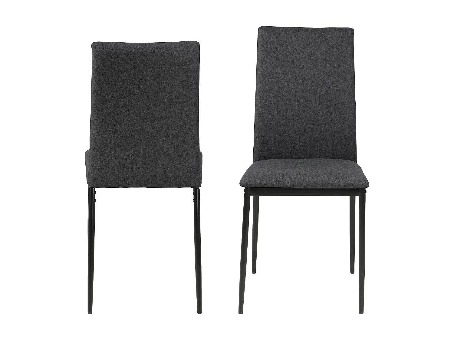 Des Chaise de salle à manger, gris.