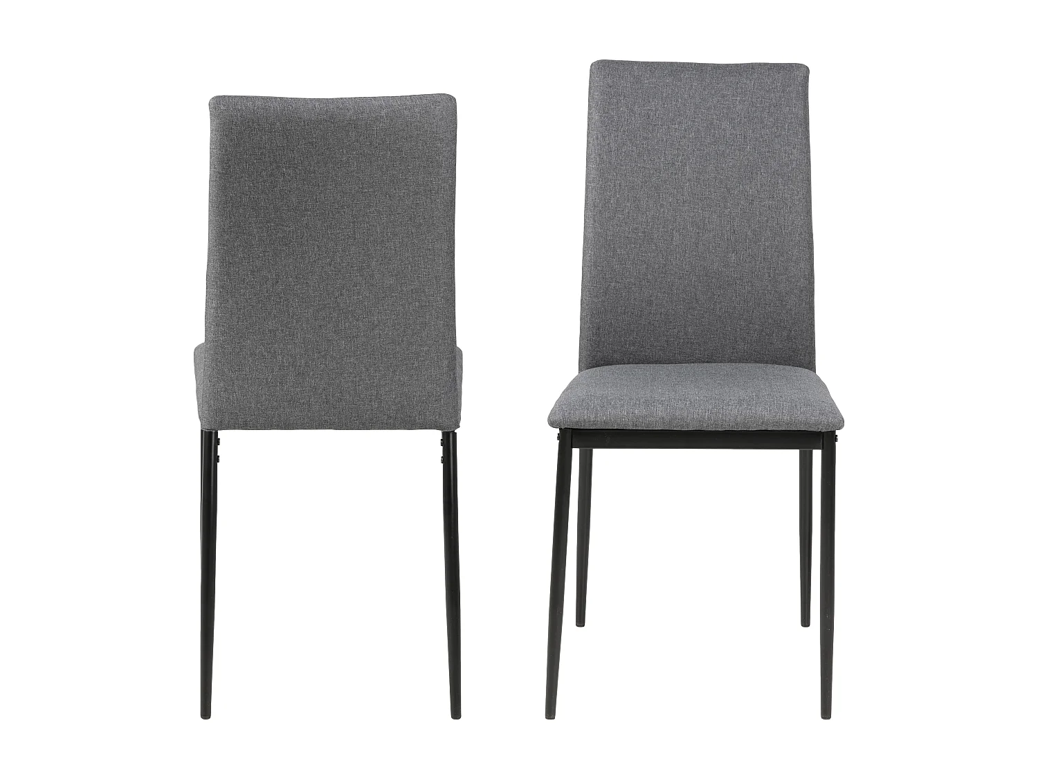 Des Chaise de salle à manger, gris.