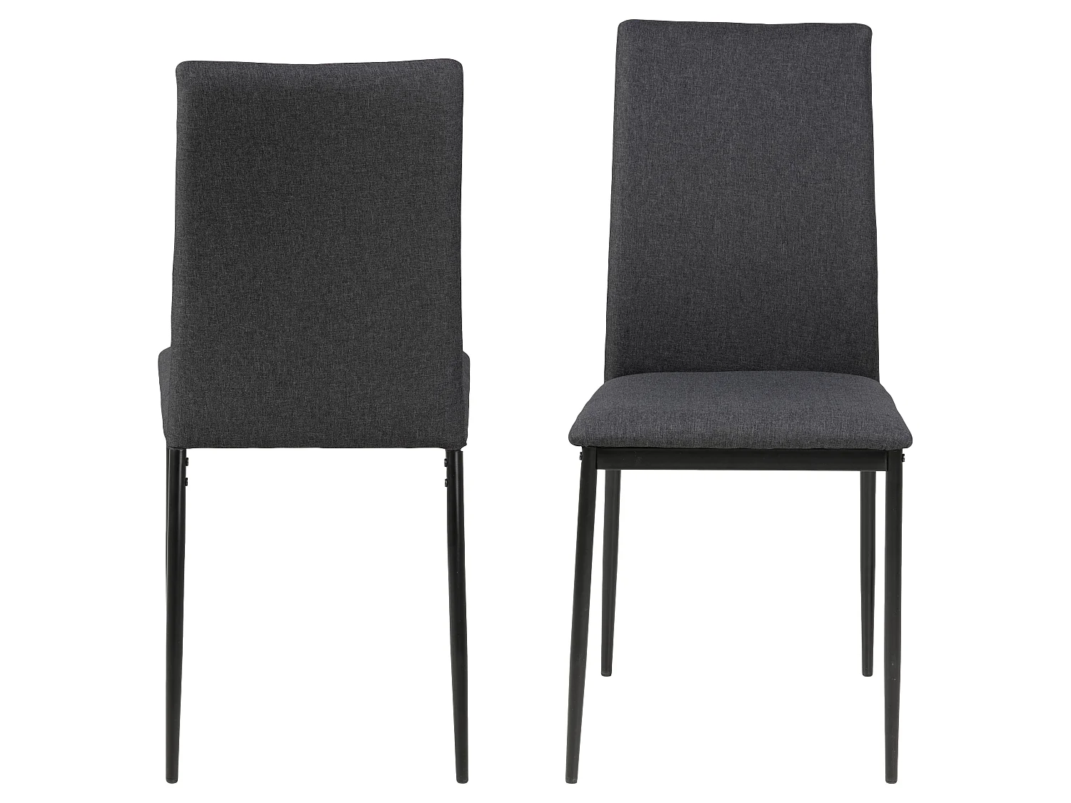 Des Chaise de salle à manger, gris.