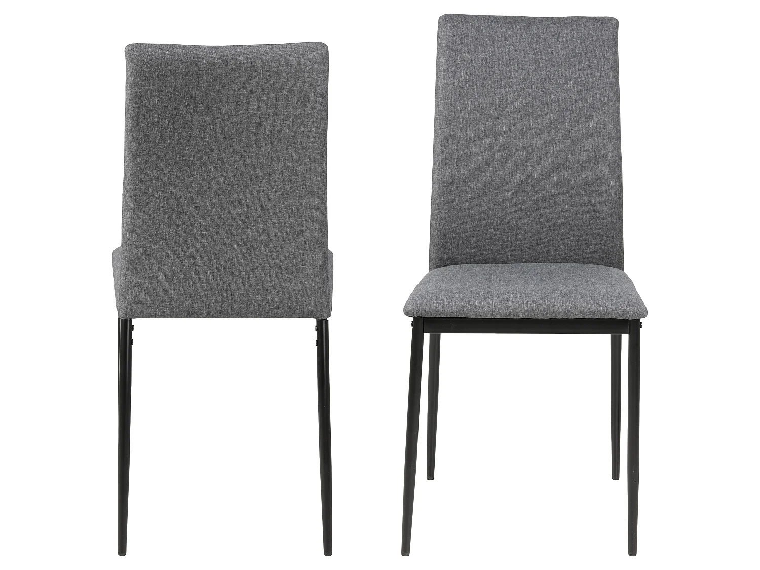 Des Chaise de salle à manger, gris.
