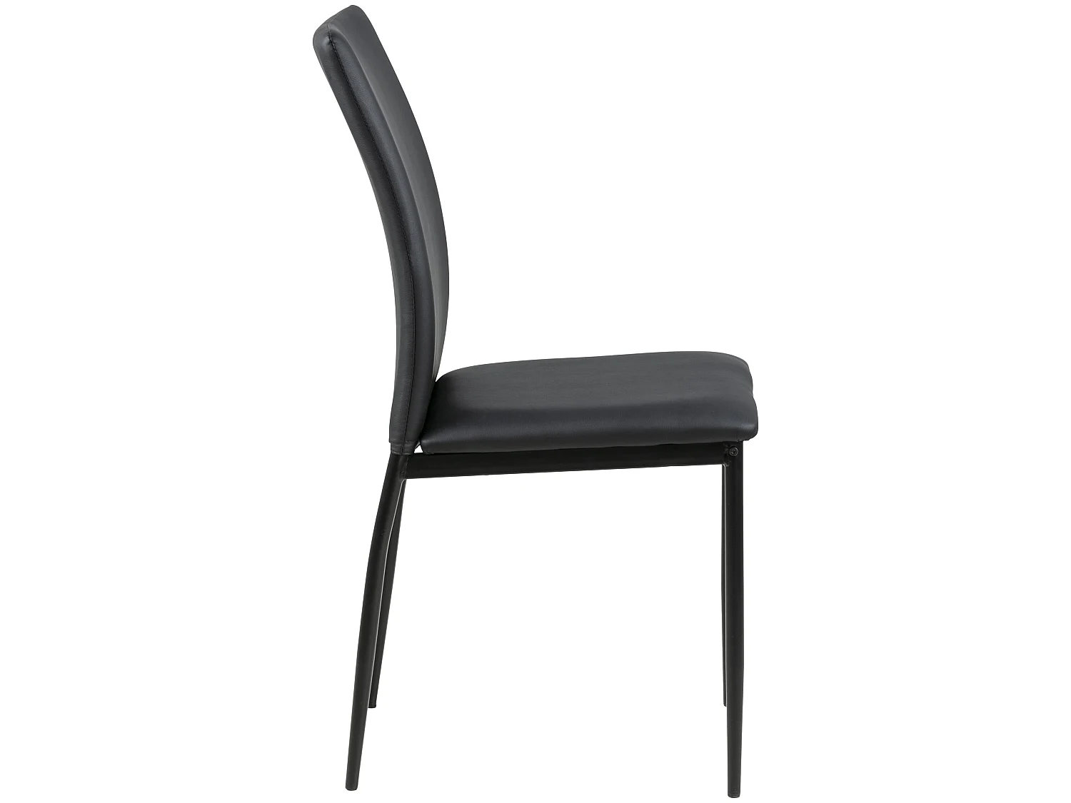 Silla de comedor Des negra.