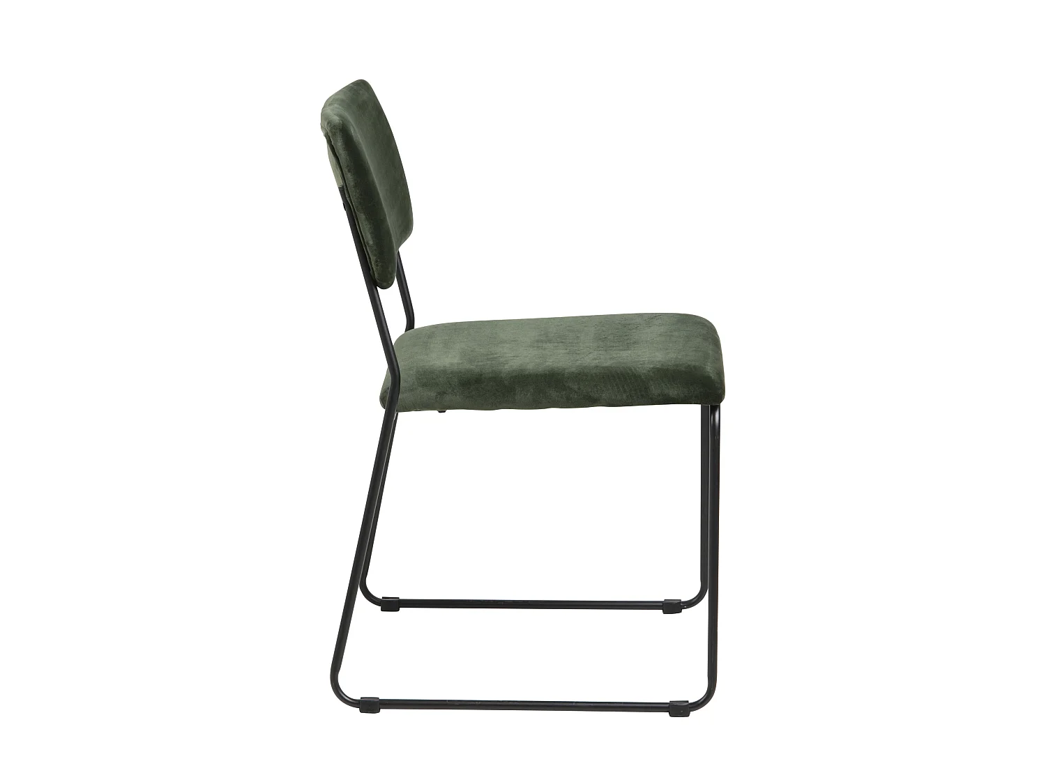 Corcica Chaise de salle à manger, vert sapin.