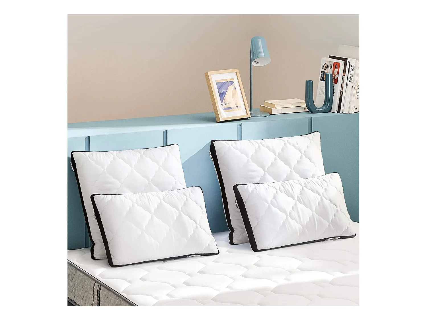 Oreiller Bultex spécial cervicales mousse mémoire 60x60