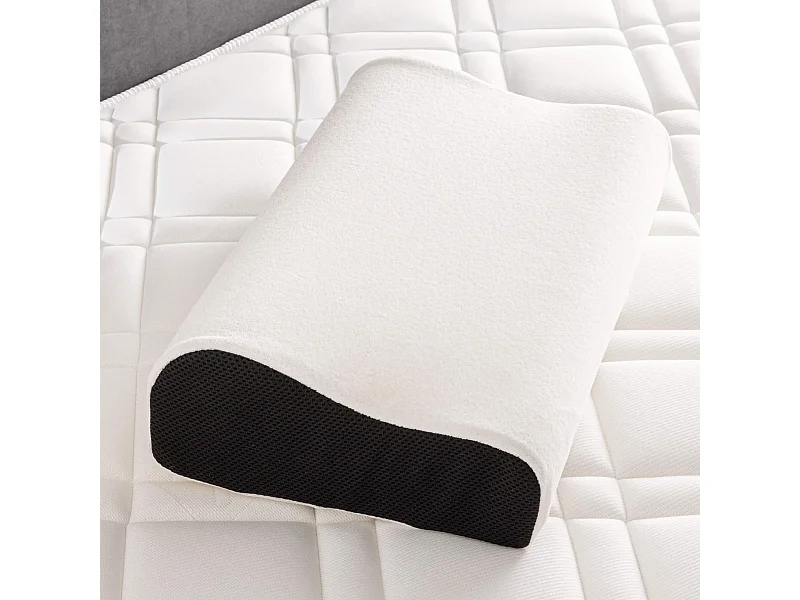 Oreiller ergonomique Bultex à mémoire de forme 33x52