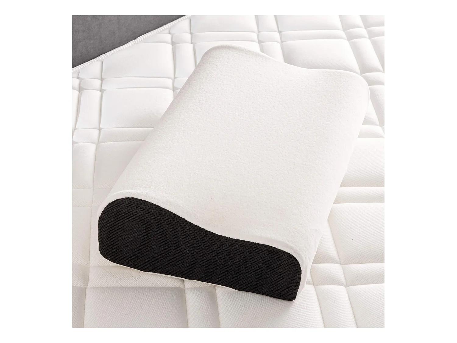 Oreiller ergonomique Bultex à mémoire de forme 33x52