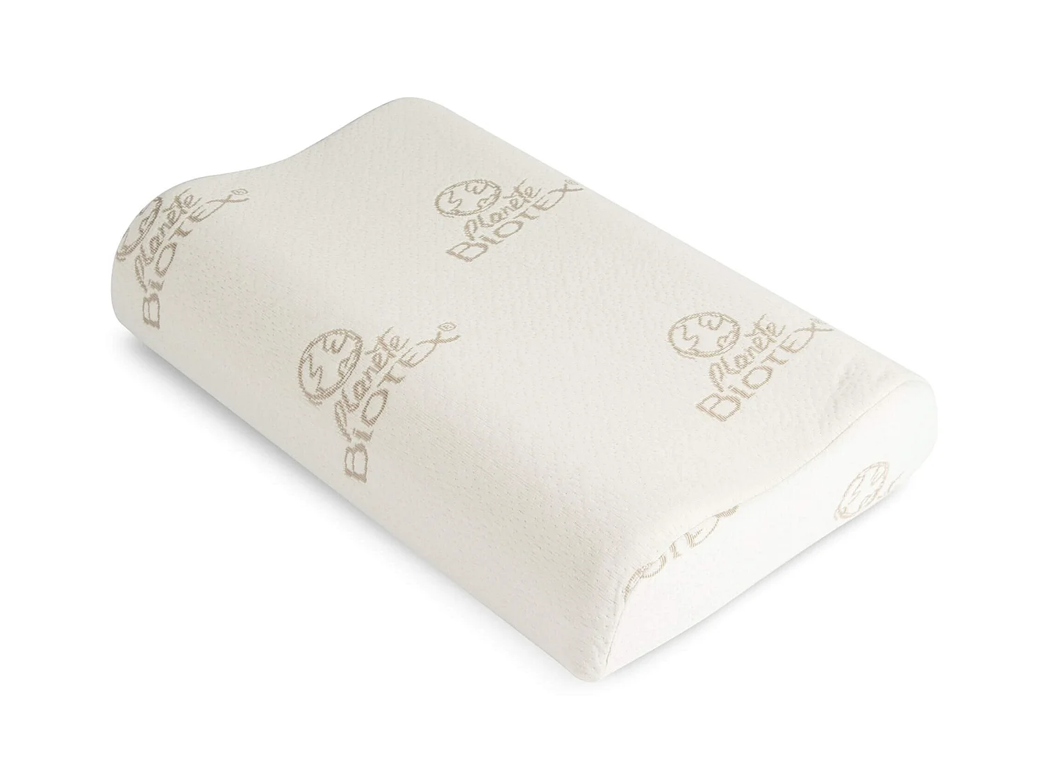 Oreiller ergonomique mousse mémoire végétale 40x60 ferme Biotex Maïa