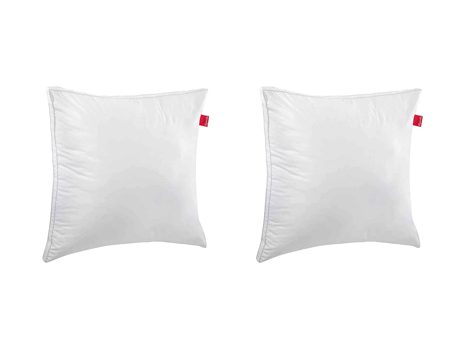 Lot de 2 oreillers Epeda Aloe Vera confort moelleux anti-acariens 65x65