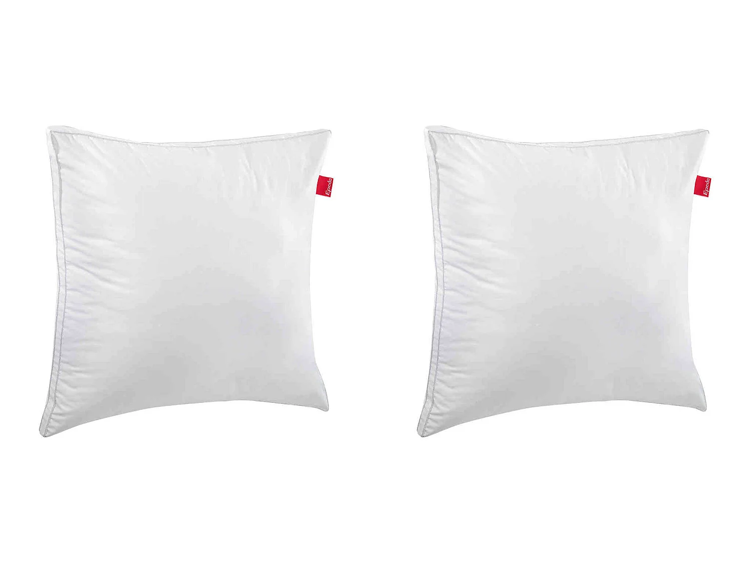 Lot de 2 oreillers Epeda Aloe Vera confort moelleux anti-acariens 65x65