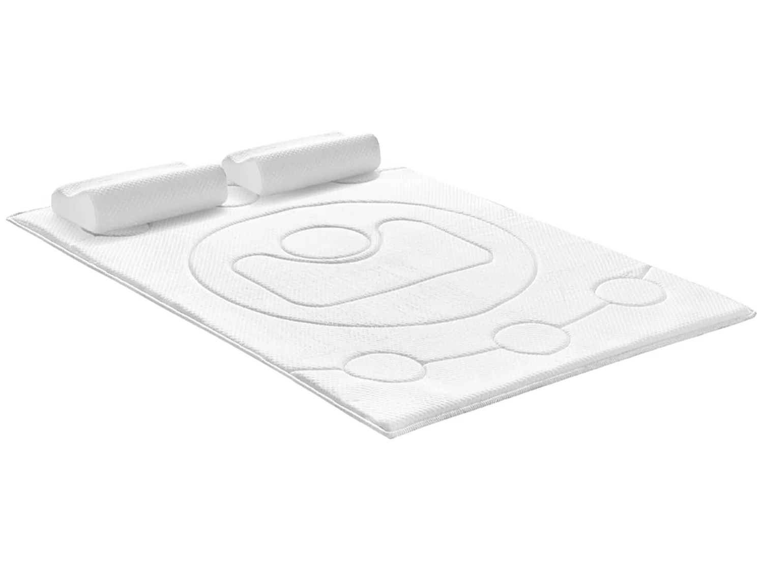 Pack surmatelas mémoire de forme 140x190 et oreillers ergonomiques Bultex