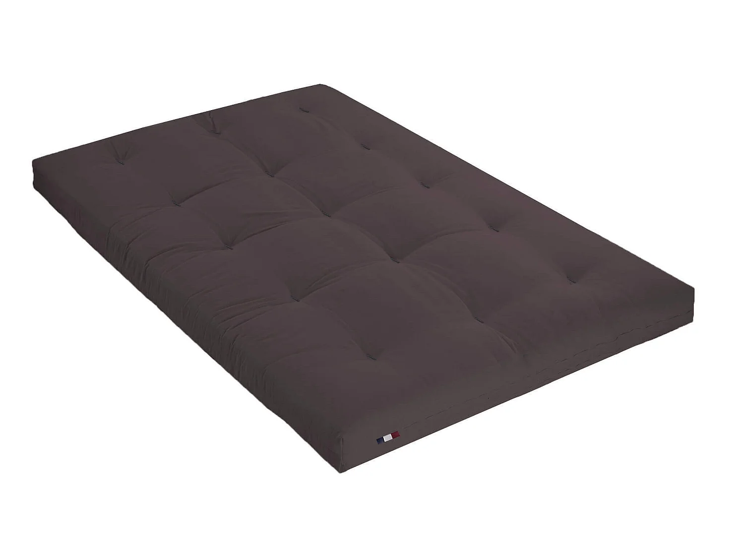 Matelas futon chocolat coeur en latex 140x200