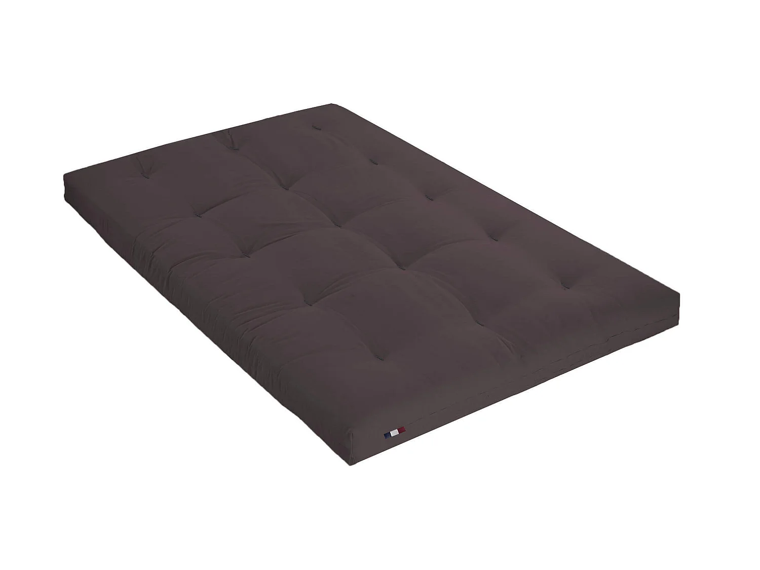 Matelas futon chocolat coeur en latex 140x200
