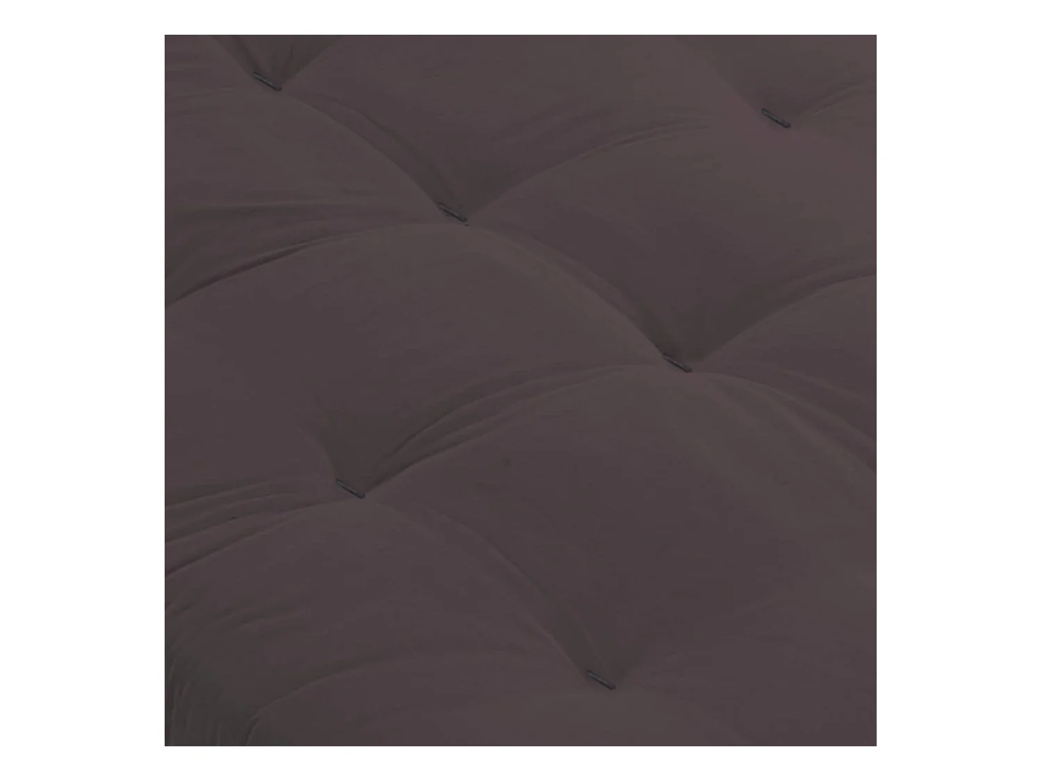 Matelas futon chocolat coeur en latex 140x200