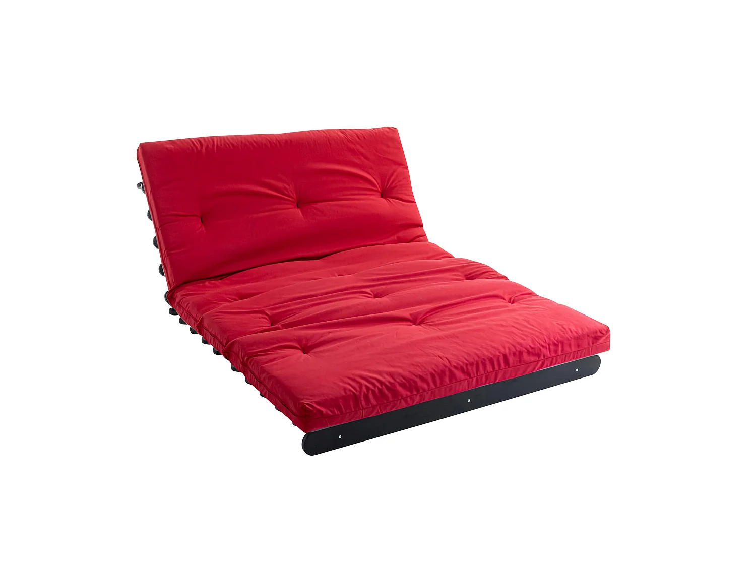 Matelas futon rouge coeur en latex 140x200