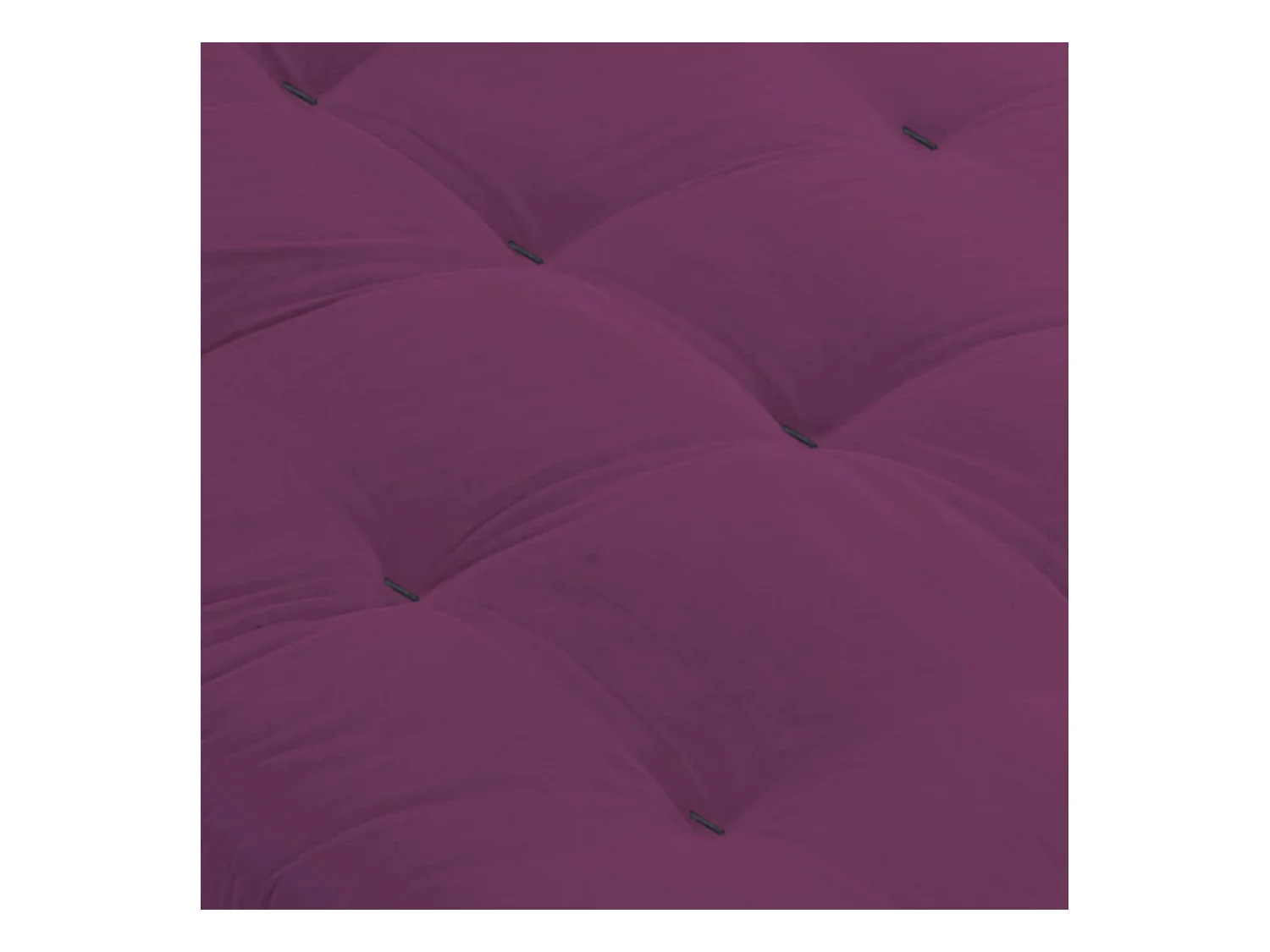 Matelas futon aubergine coeur en latex 140x200