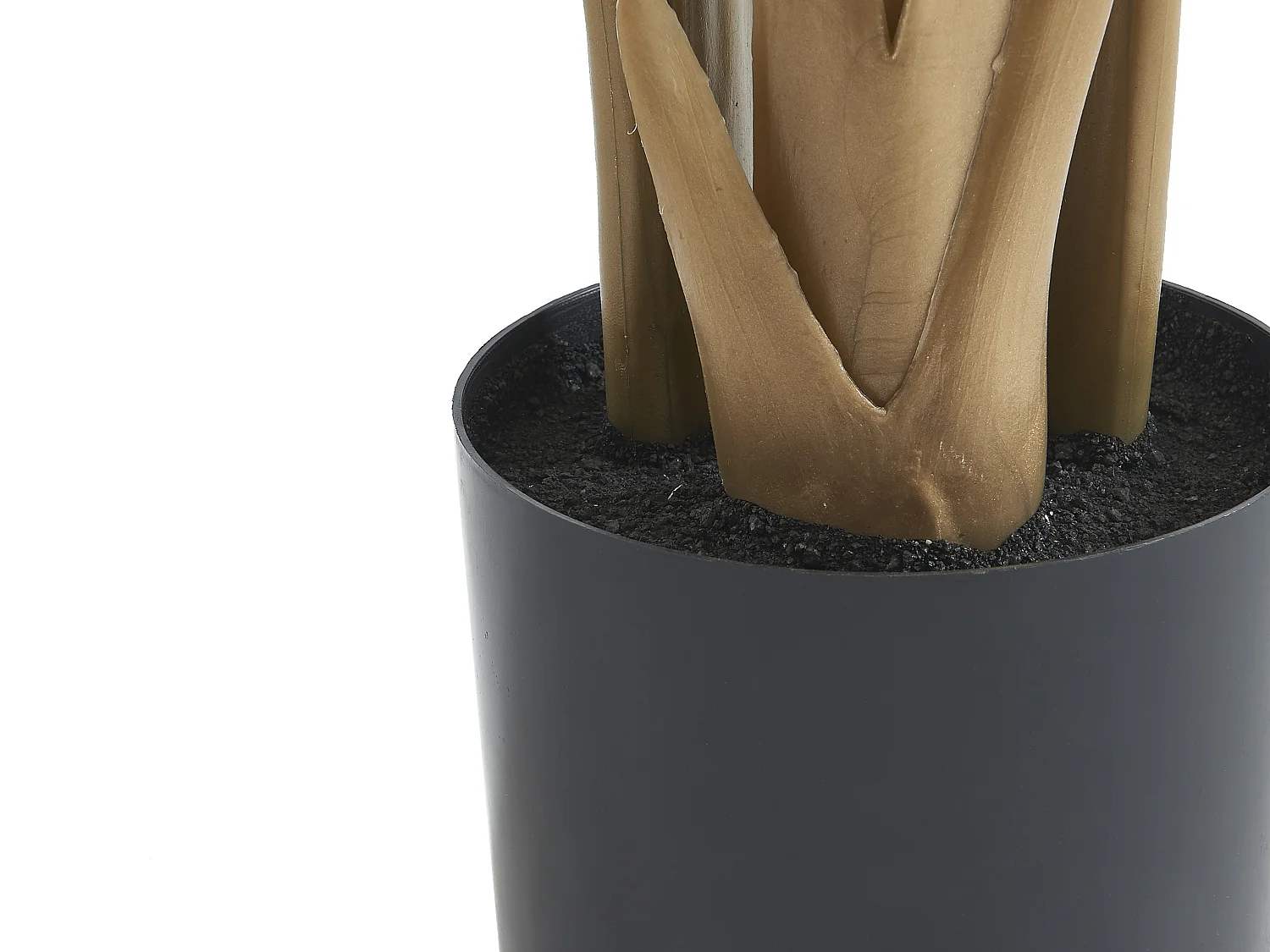 Kunstpflanze Bananenbaum mit Topf - 160 cm - Goldfarben - NENDAZ