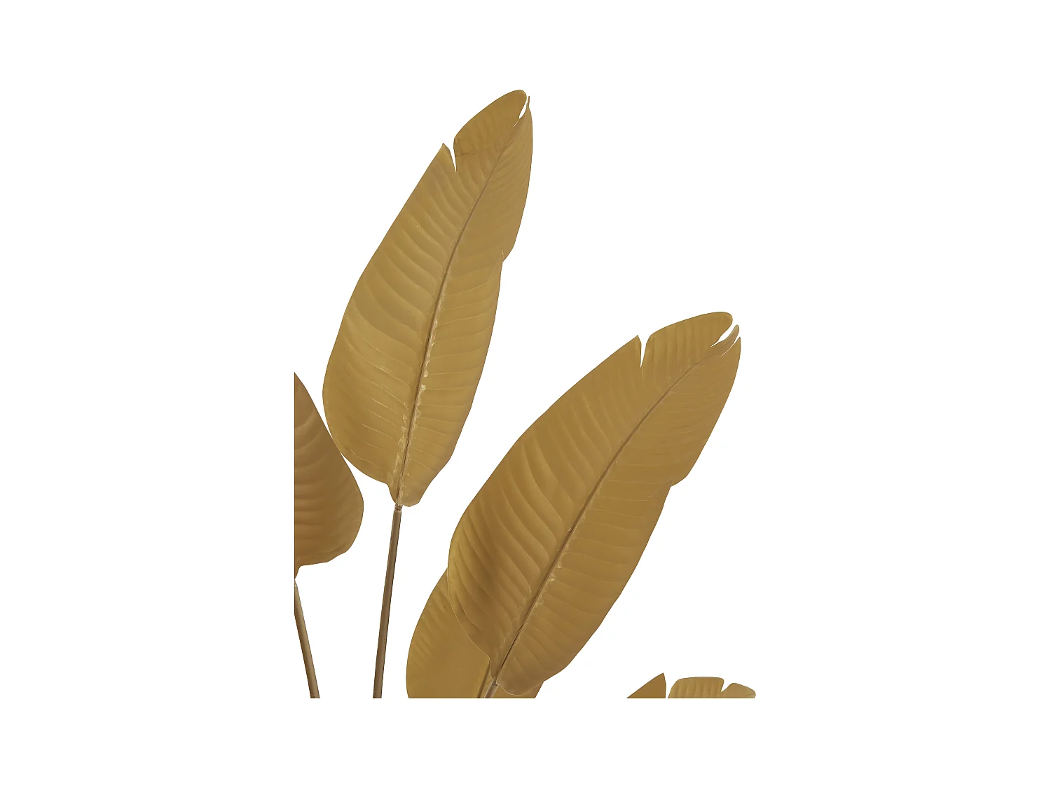 Árbol artificial de plátano con maceta - Alt. 160 cm - Dorado - NENDAZ