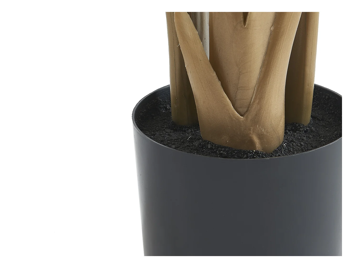 Árbol artificial de plátano con maceta - Alt. 160 cm - Dorado - NENDAZ