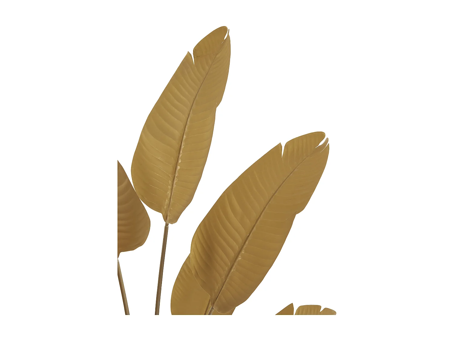 Arbre artificiel bananier avec pot -  H.160 cm - Doré - NENDAZ