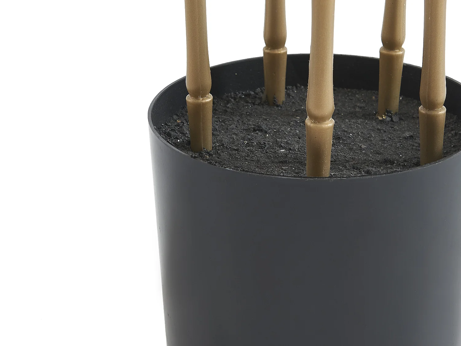 Artificiële bamboeboom - H165 cm - Goudkleurig - BAMBOUSERAIE