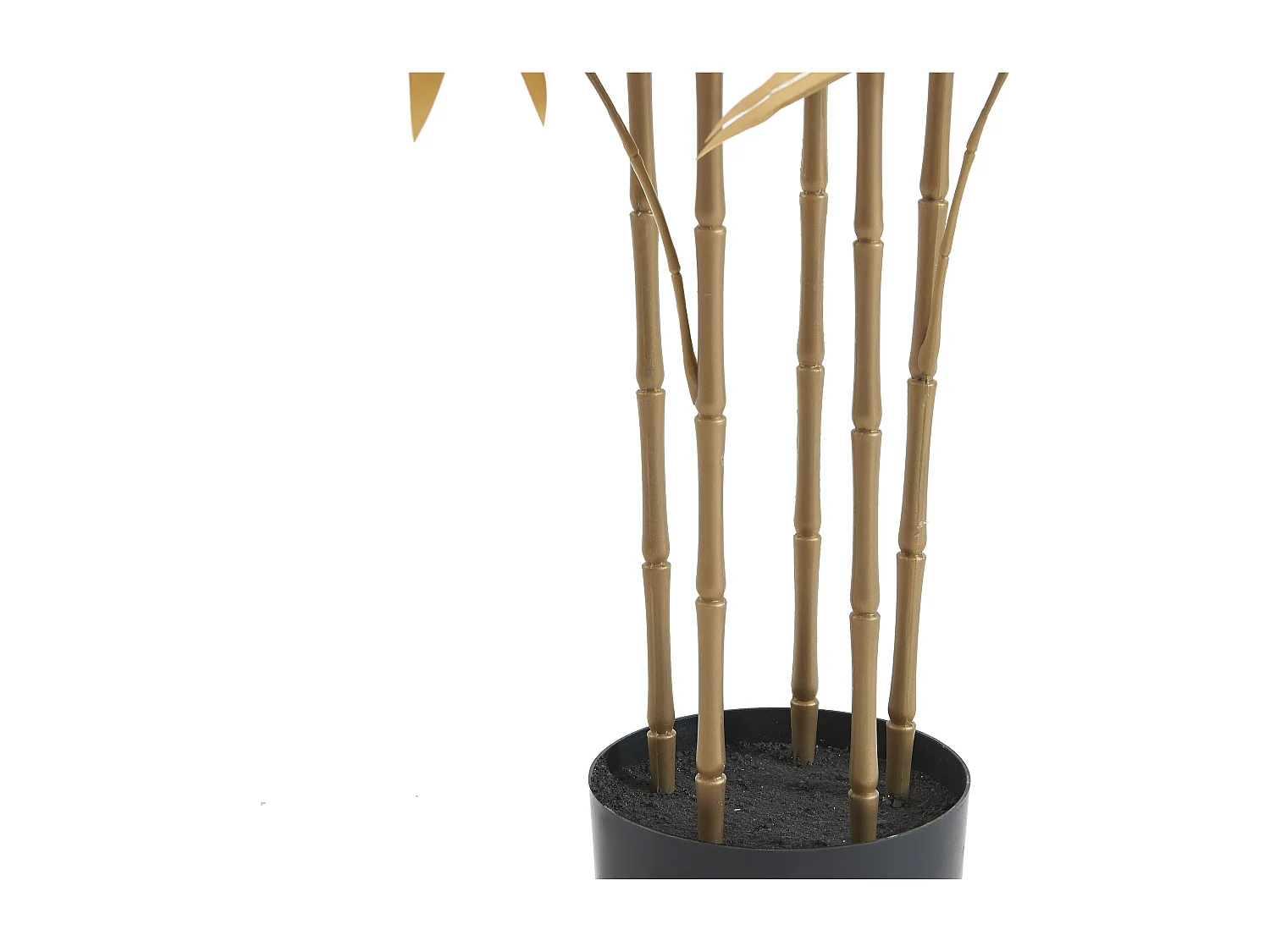 Árvore artificial bambu A165 cm dourado - BAMBOUSERAIE