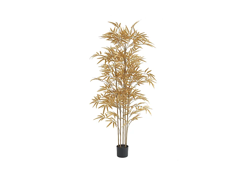 Arbre artificiel bambou - H.165 cm - Doré - BAMBOUSERAIE
